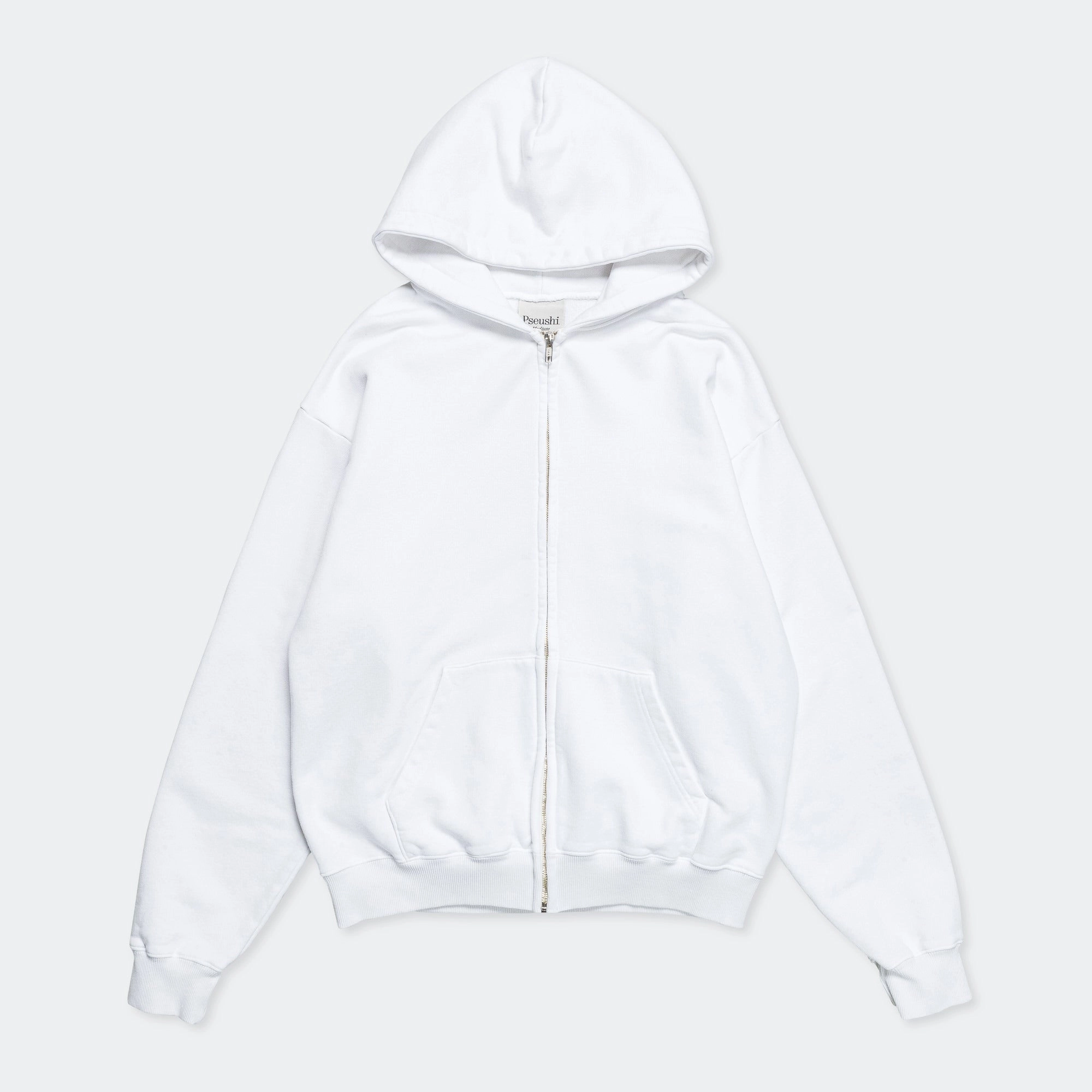 Sermon Zip Hoodie - White Plus Fit