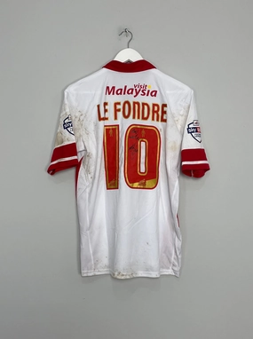 Bonded Hemline 2014/15 CARDIFF CITY LE FONDRE #10 *MATCH WORN   SIGNED* THIRD SHIRT (M) COSWAY SPORTS