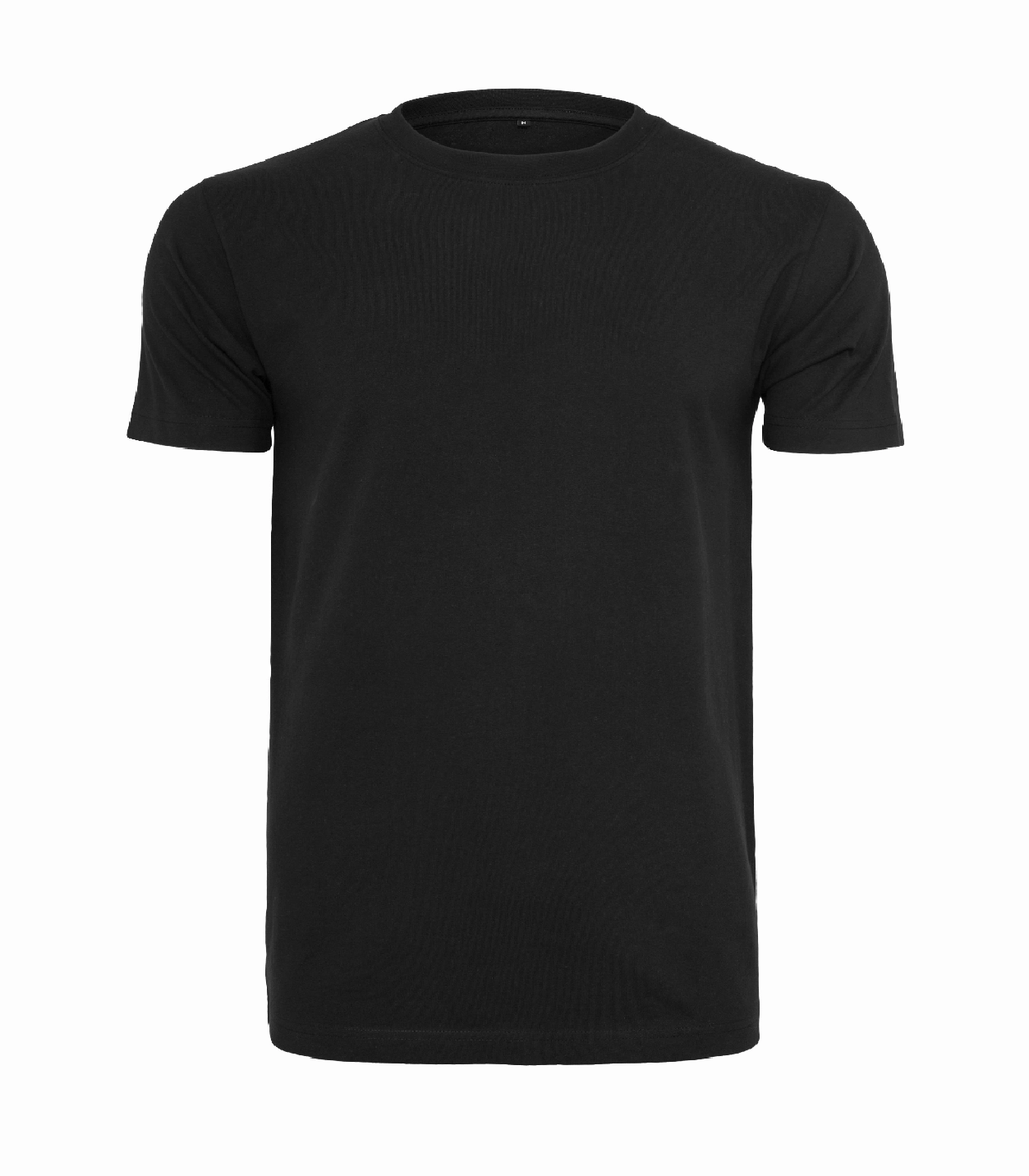StretchFabric in demand Organic T-Shirt Round Neck | BLACK