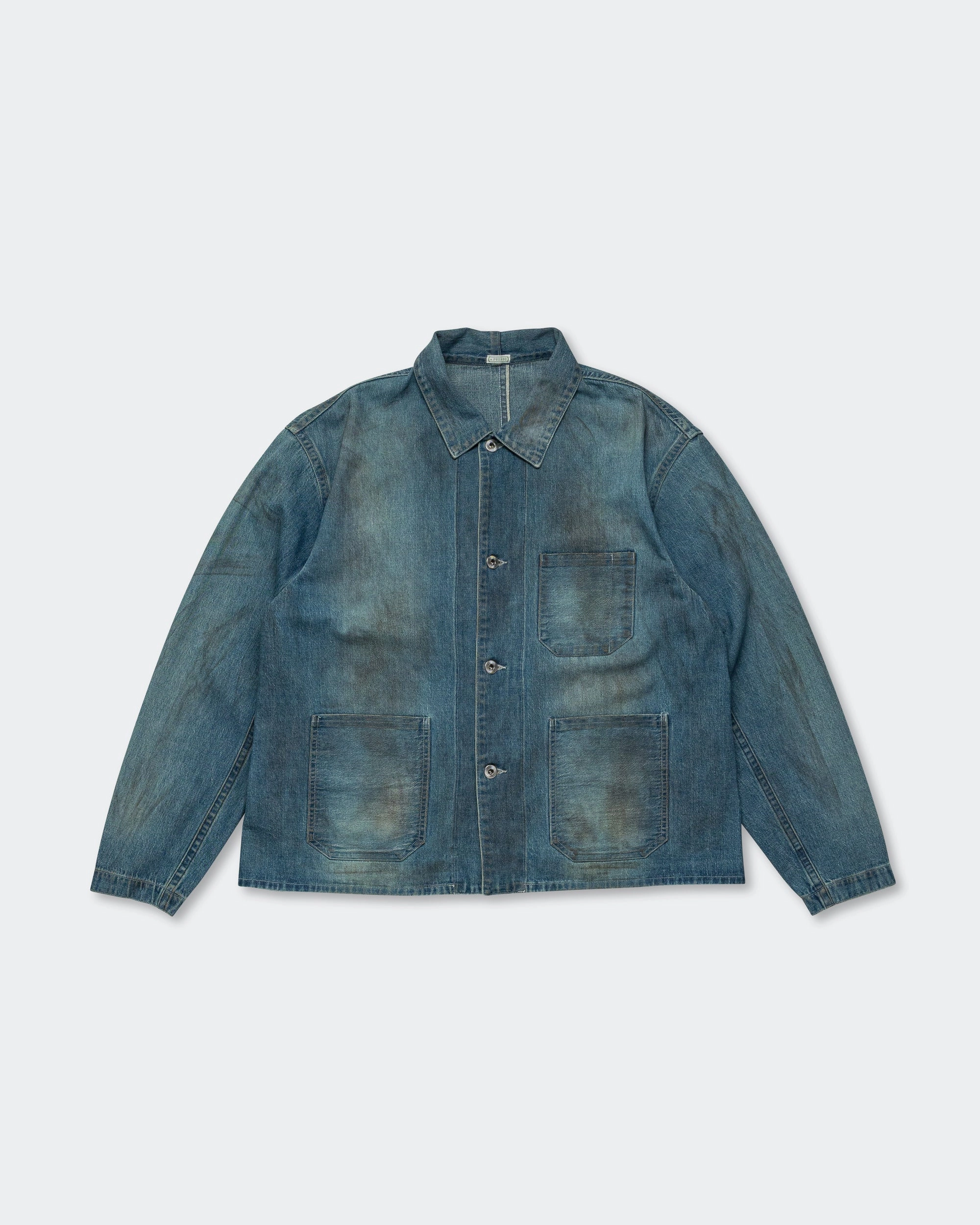 Vintage Denim Coverall Jacket - Indigo LowProfile Design