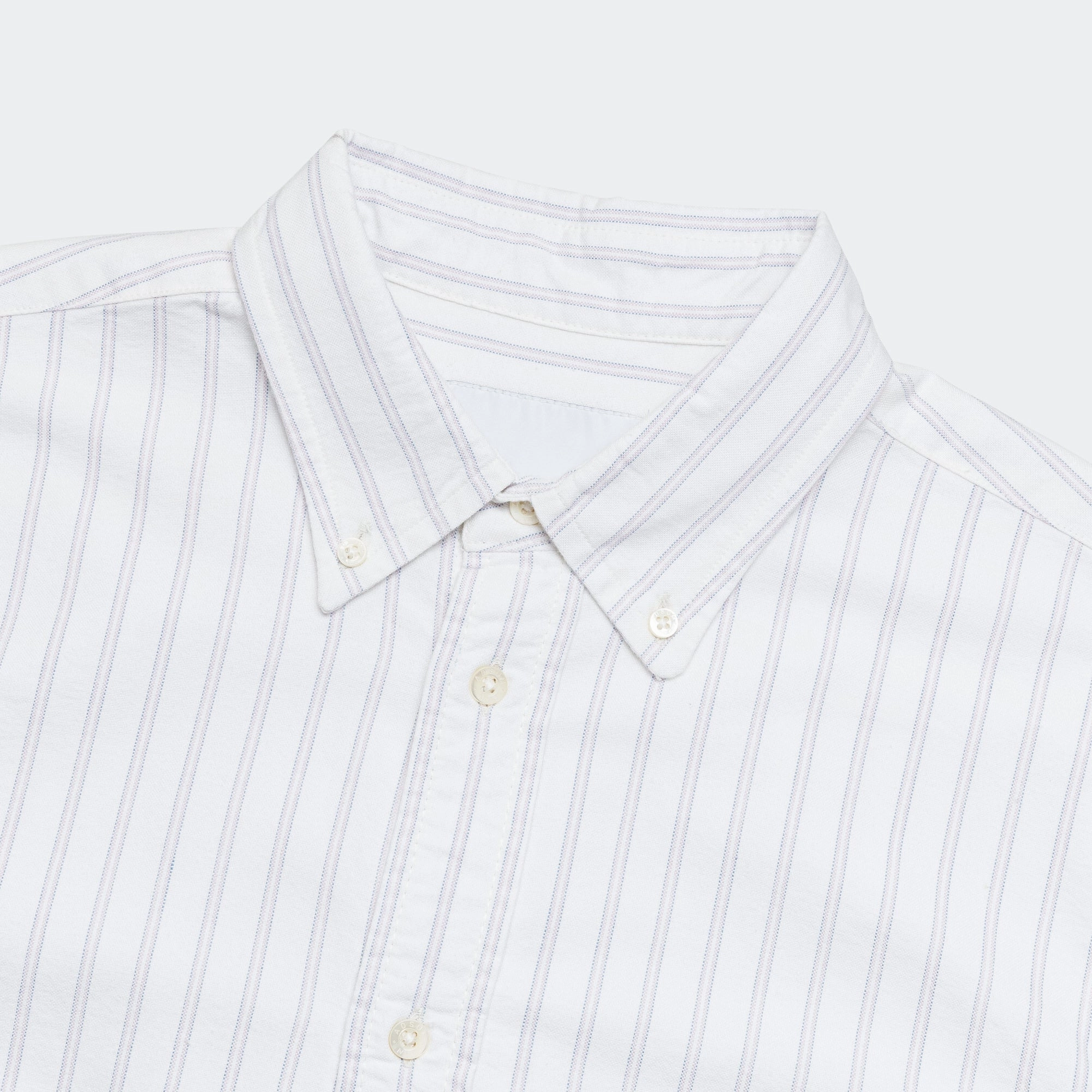 Roomy Cut Premium B.D. Shirt - Blue Stripe