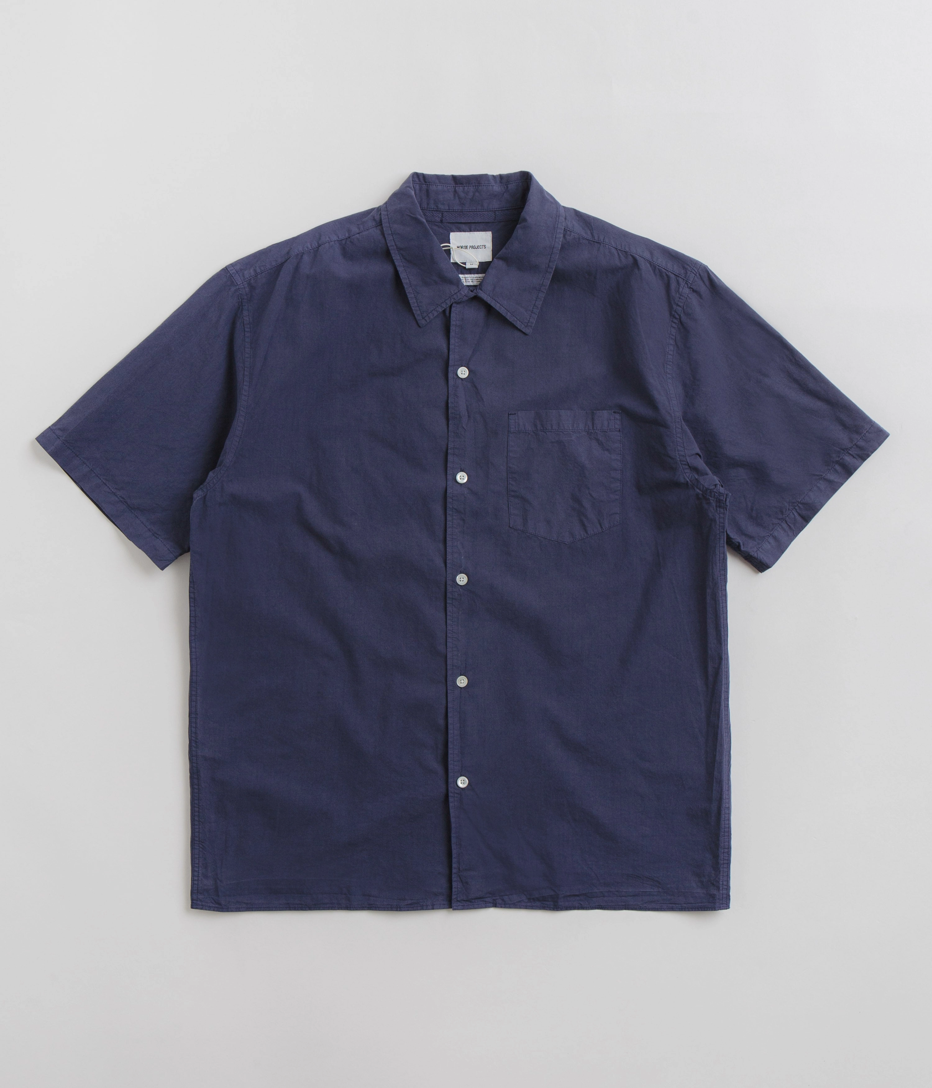 Rugged Style Norse Projects Carsten Tencel Shirt - Calcite Blue