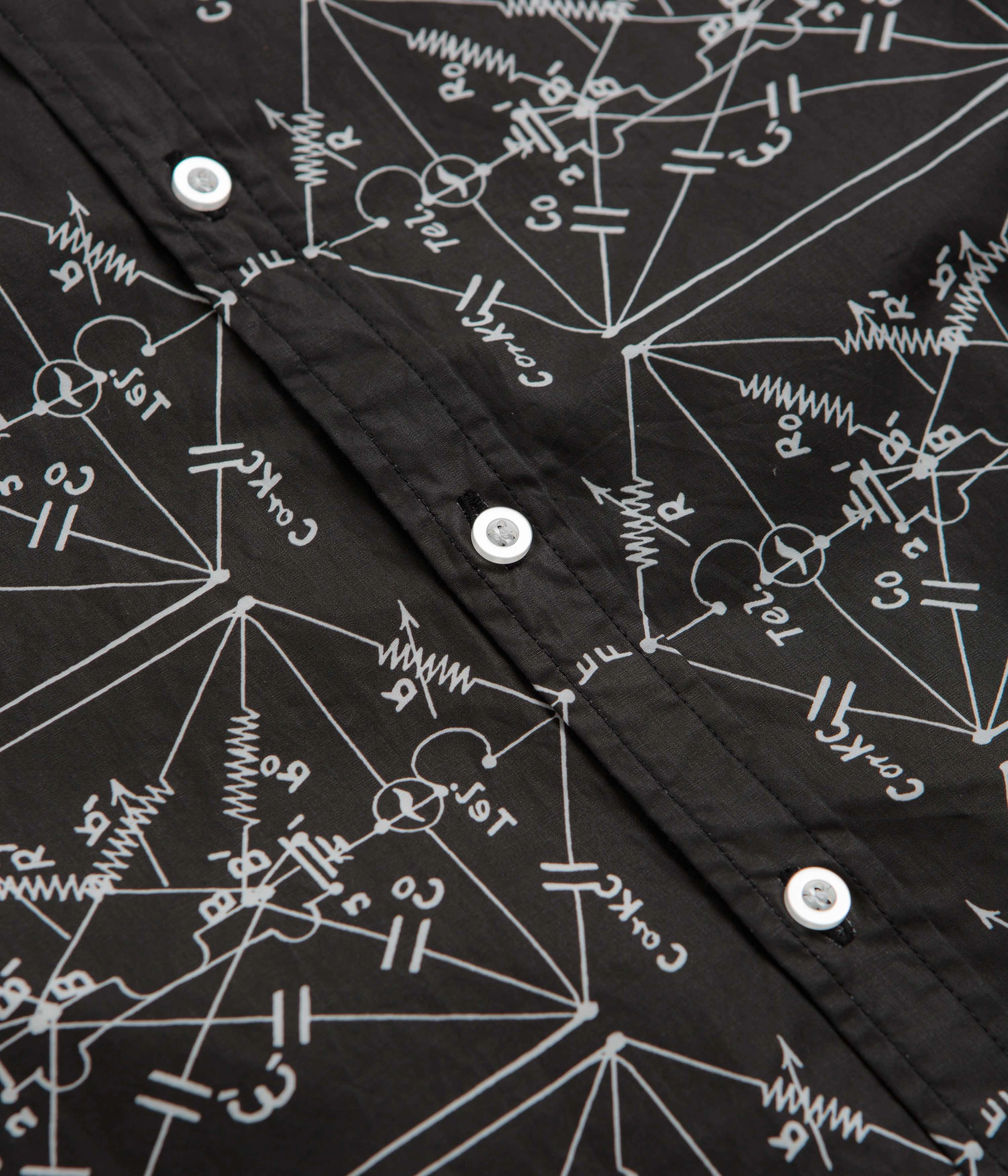 The Trilogy Tapes Envelopes All Over Print Shirt - Black EasyCare Fabric