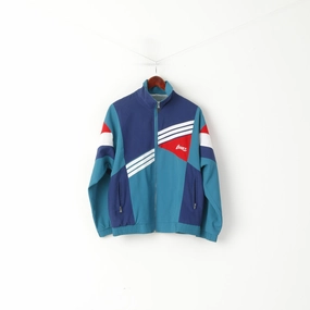 Weatherproof Zipper Smooth Gliding Liners Lucky Men M Jacket Green Vintage Full Zipper Mesh Lined Activewear Tracksuit Top