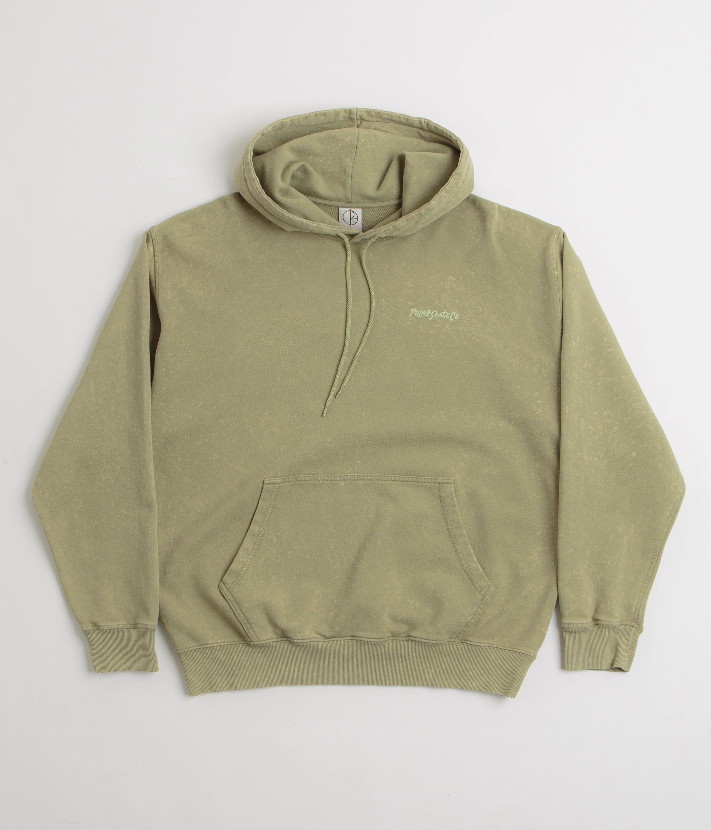 Polar Surf Logo Acid Frank Hoodie - Light Green Street Comfort flight travel