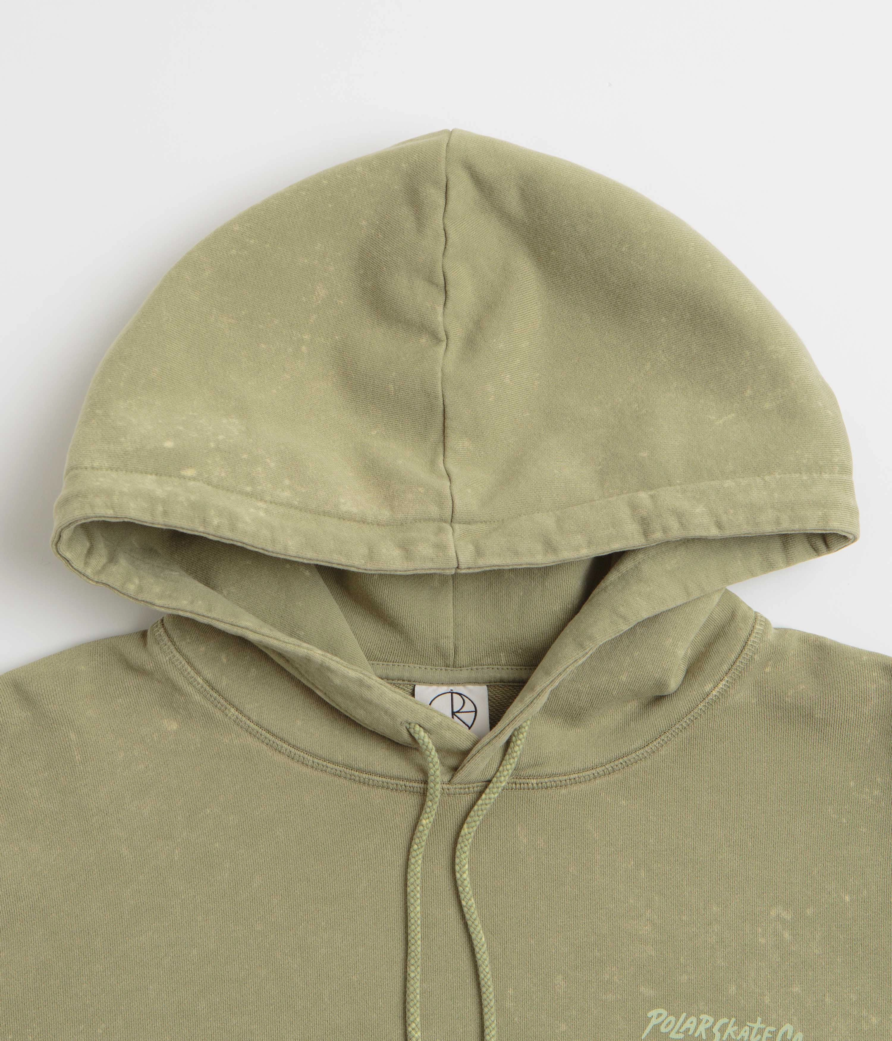 Polar Surf Logo Acid Frank Hoodie - Light Green School Days Daily Comfort
