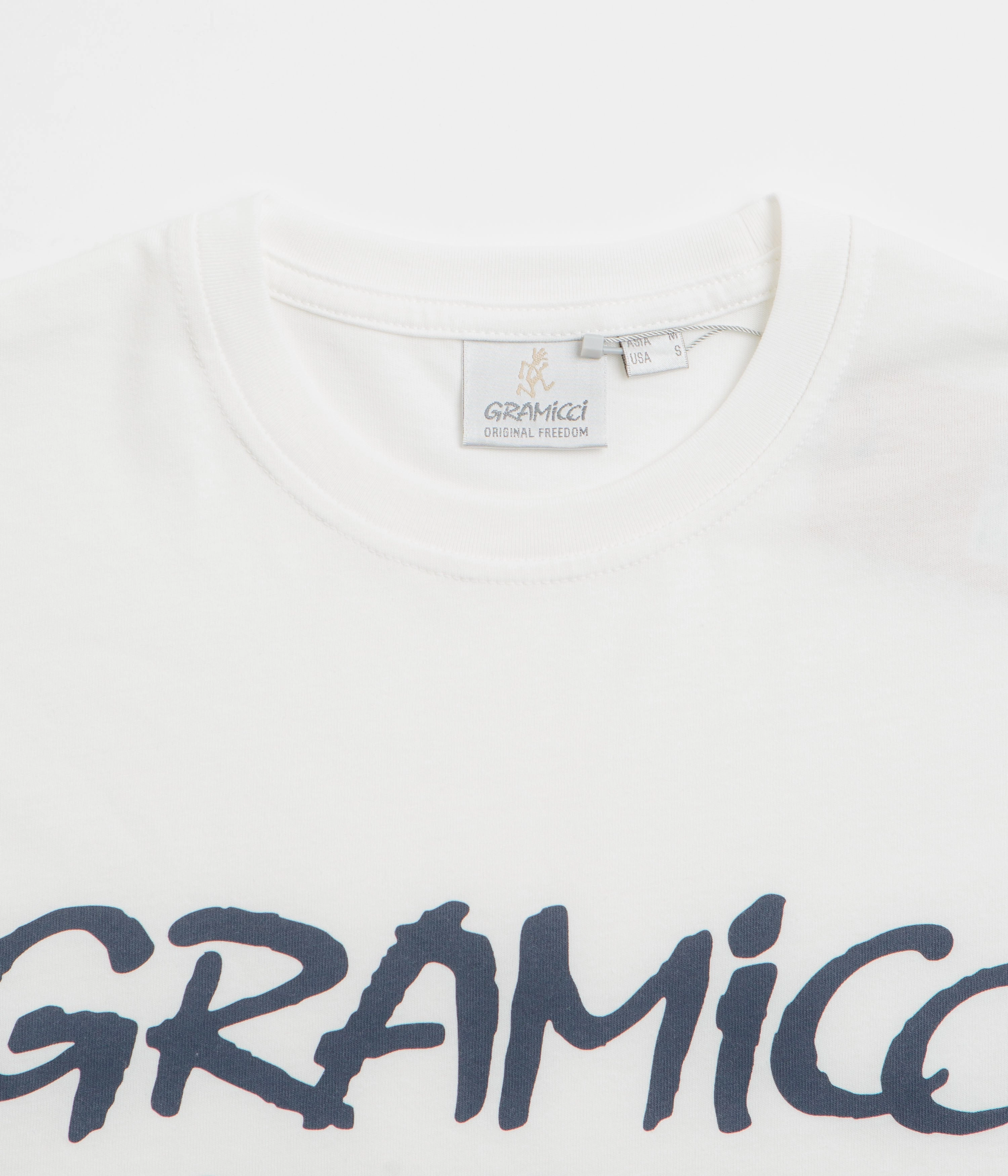 Gramicci Original Freedom Logo T-Shirt - White Seasonal Casual Comfort Design