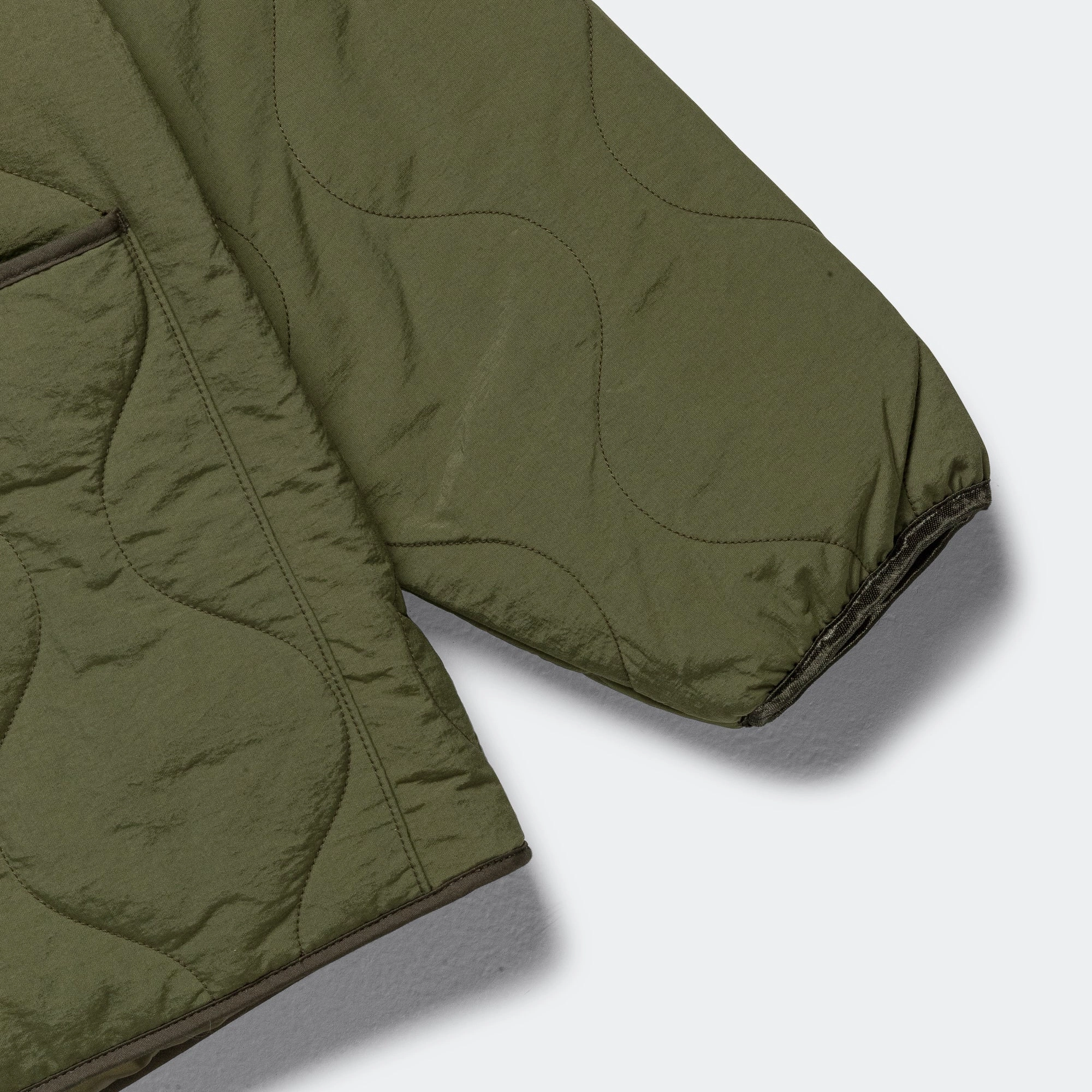 All Season Fit NonIrritatingSeams Mil Liner Down Jacket - Olive