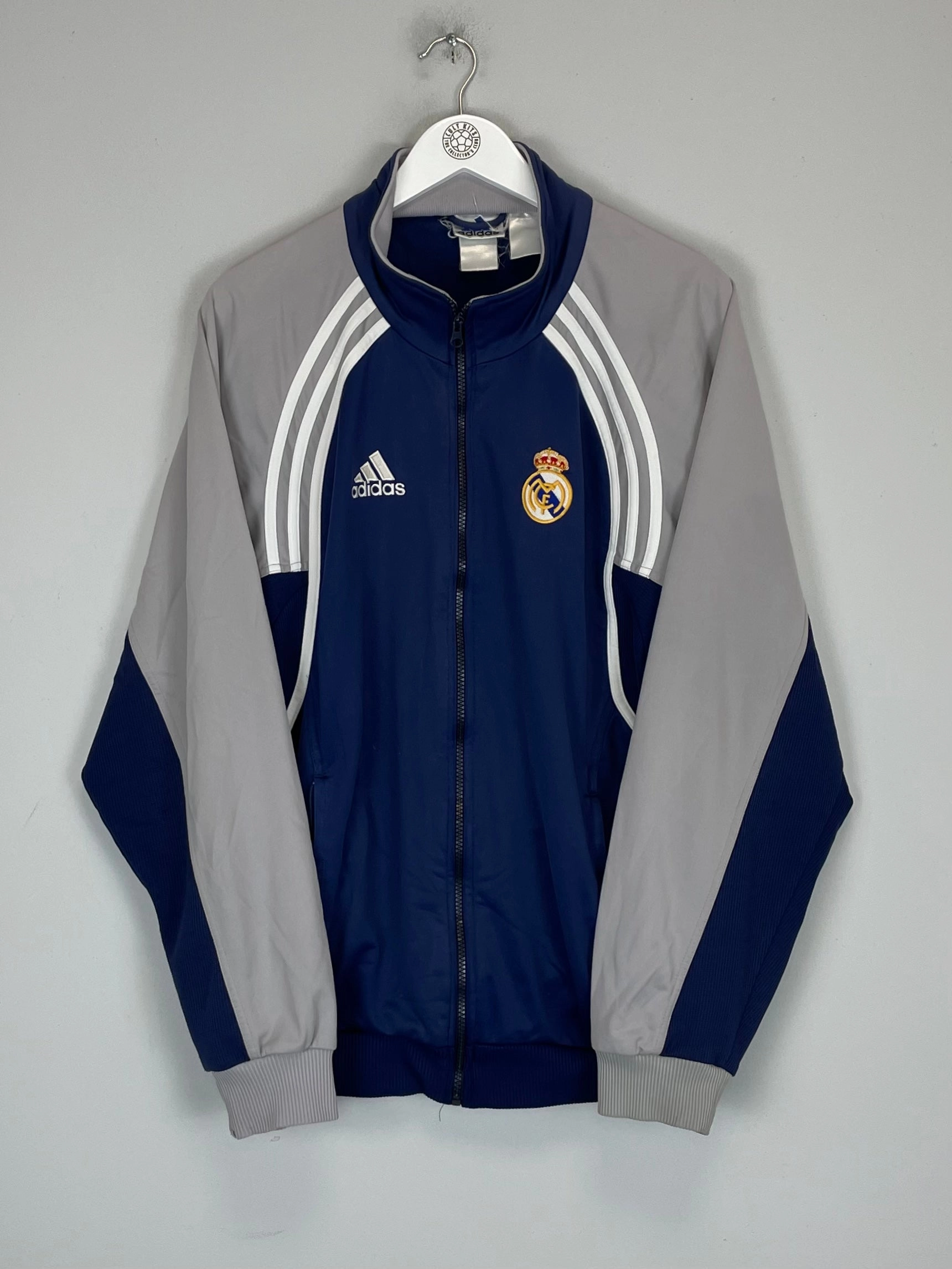 High-Quality Materials 2000/01 REAL MADRID TRACKSUIT TOP (M) ADIDAS