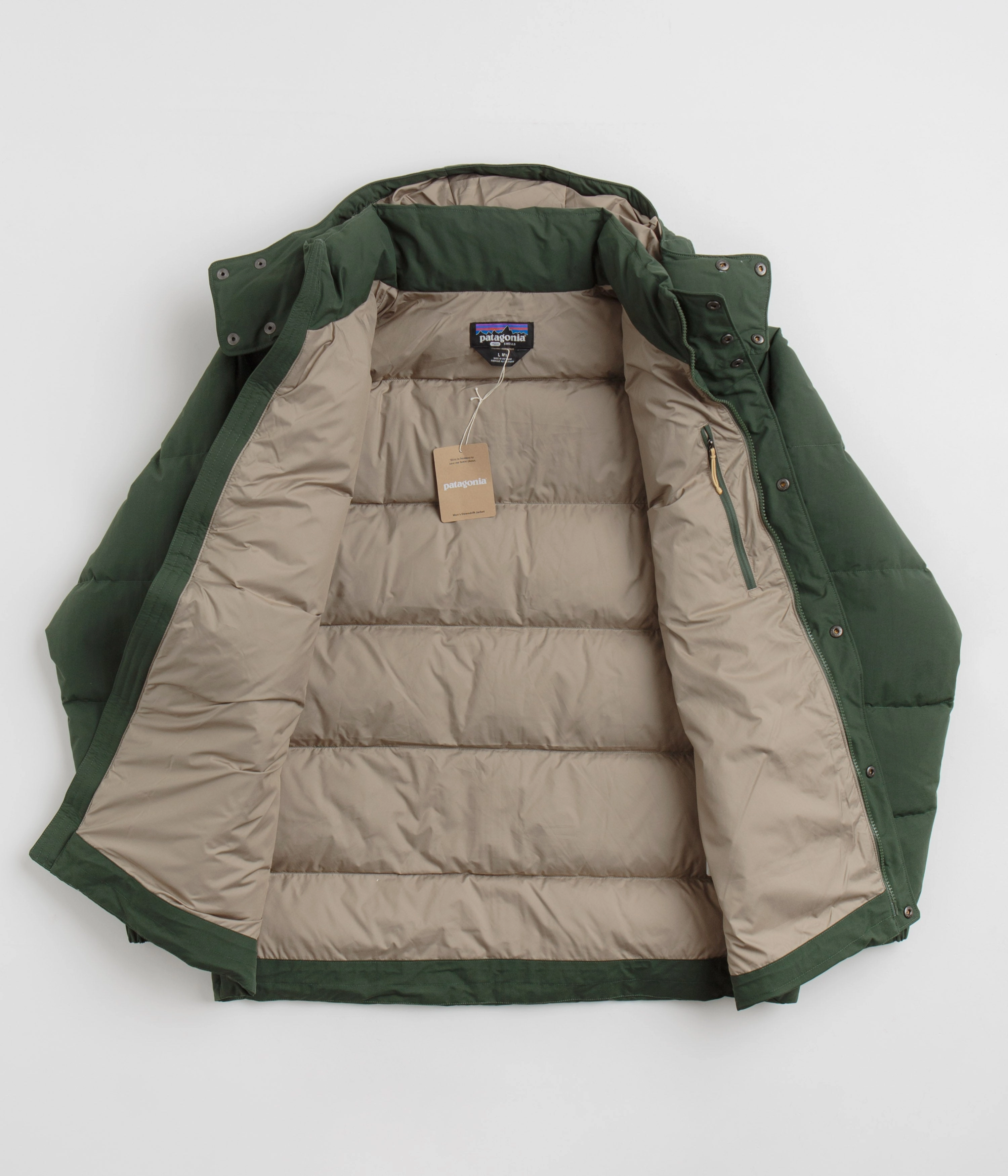 work - from - home Patagonia Downdrift Jacket - Torrey Pine Green