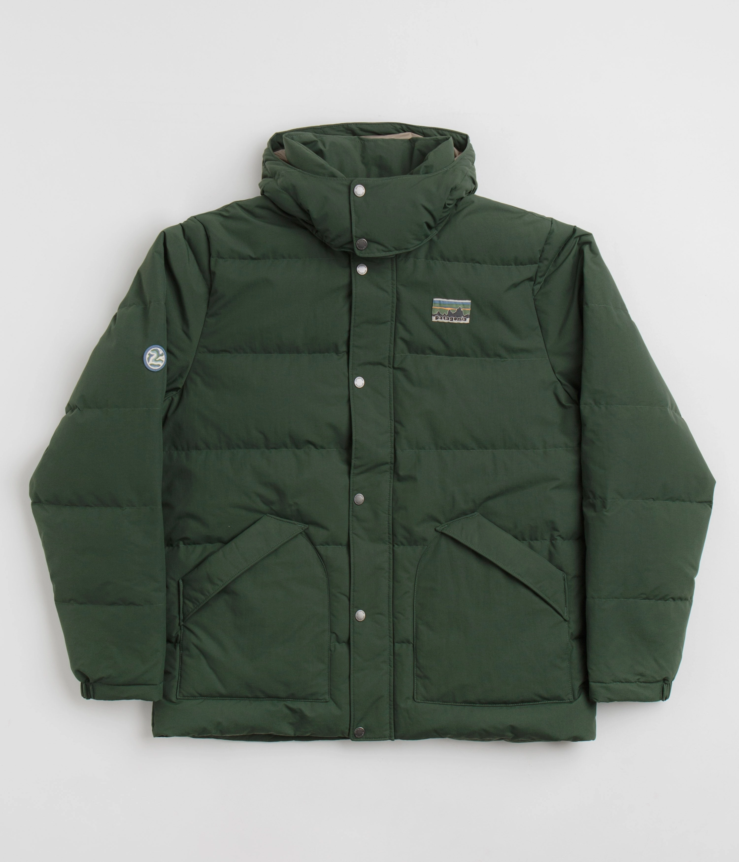 Patagonia Downdrift Jacket - Torrey Pine Green Tear Resistant