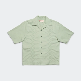 Short Sleeve Pattern Cotton Shirt - Linden Perfect Fit Wrinkle-Free