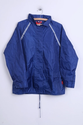 Pro Climate Mens M Light Jacket Blue Hood Sport Stock Active Fit