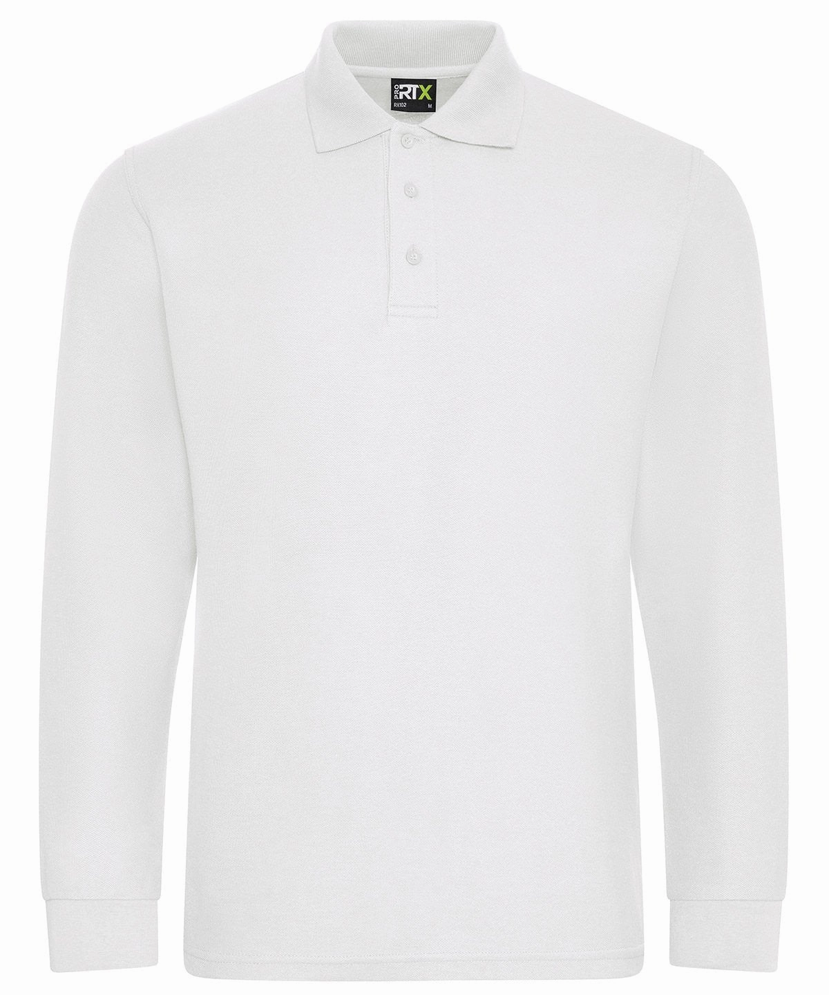 Pro Long Sleeve Polo | WHITE Versatile Design AllPurpose Knitting