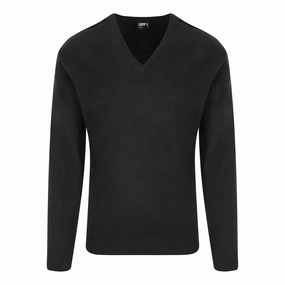 Pro V-Neck Sweater | BLACK Comfortable Layer