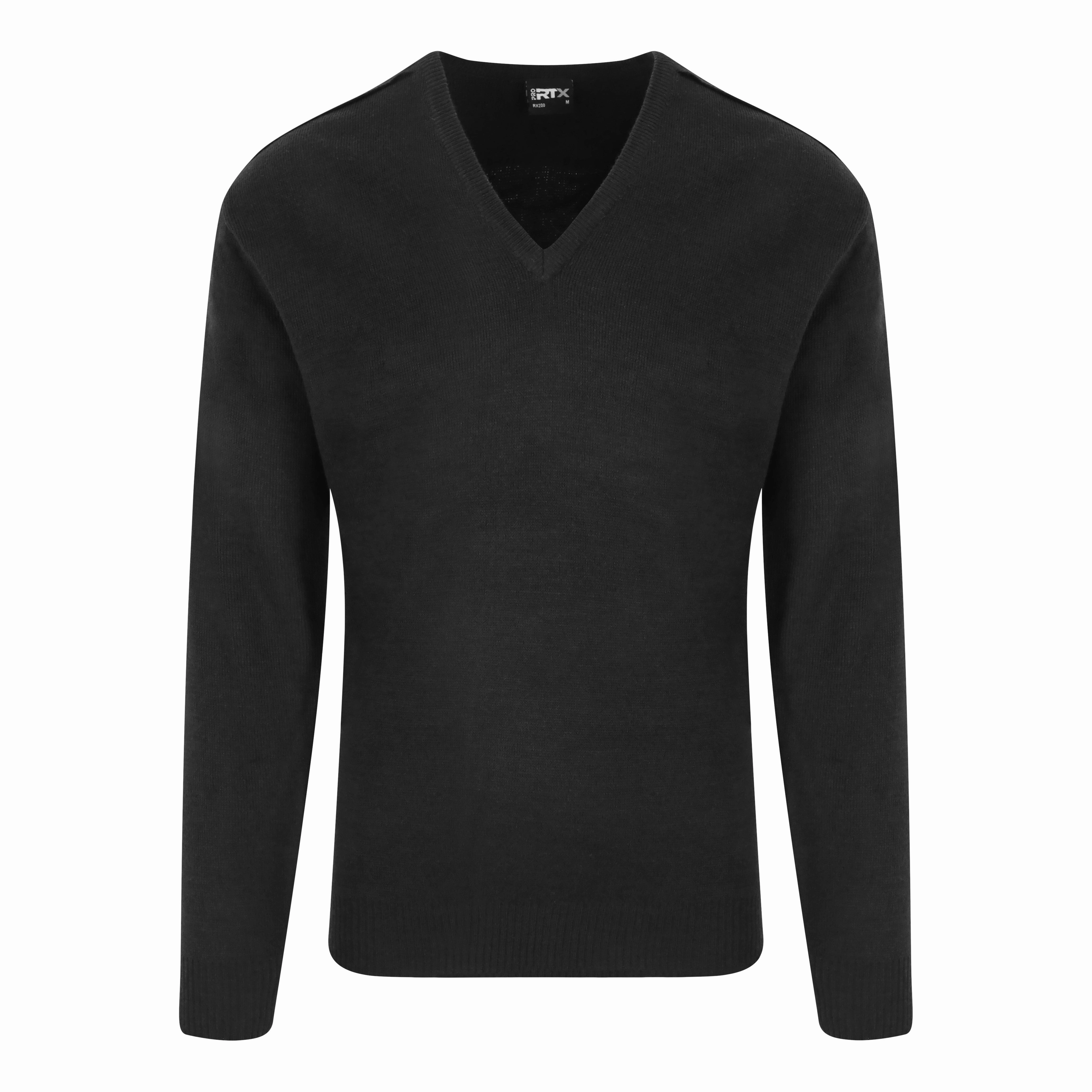 Pro V-Neck Sweater | BLACK Comfortable Layer