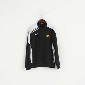 Adventure Puma Men L Jacket Black White Activewear Full Zipper Sport Lifestyle Mesh Lined Top