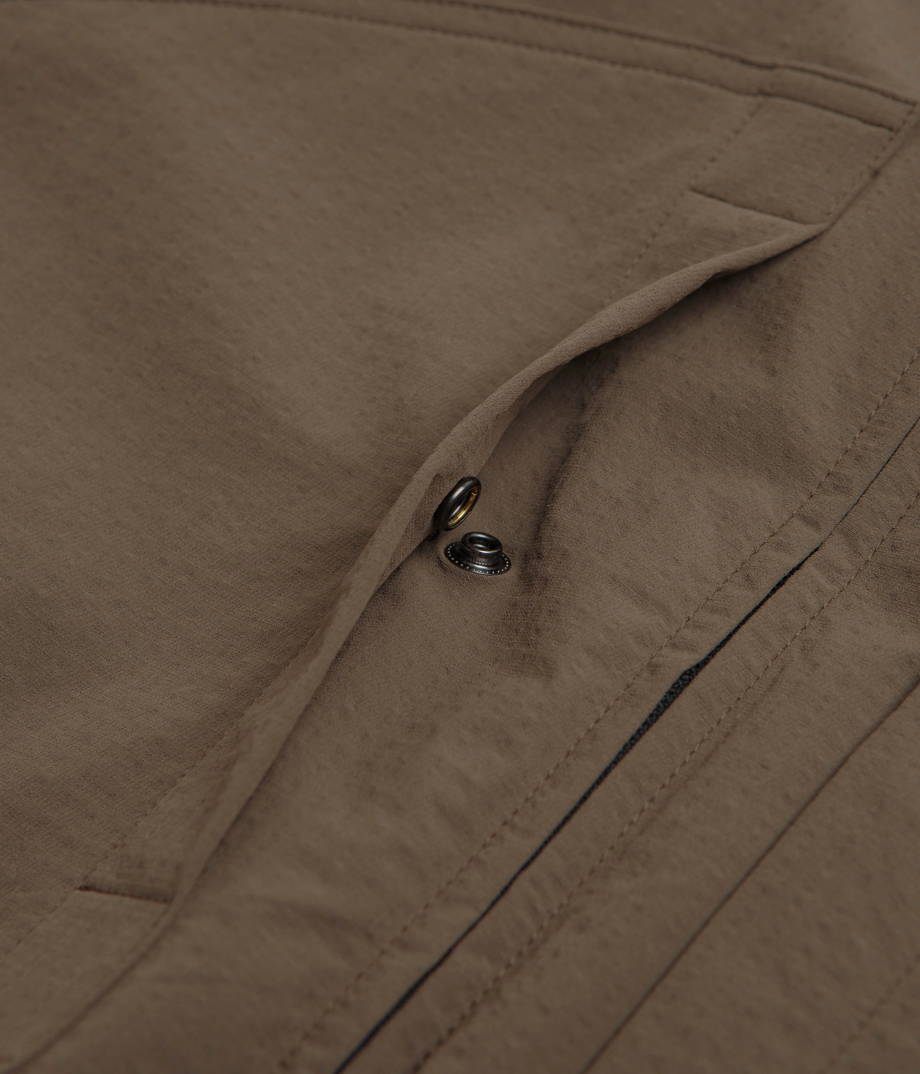 SnapFasteners Compression Stitching ROA Pilot Jacket - Olive