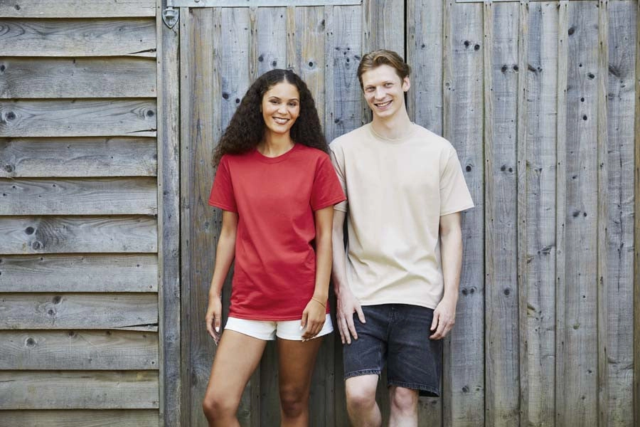 Active Comfort Layered Shoulder Design Pure cotton T | BLACK