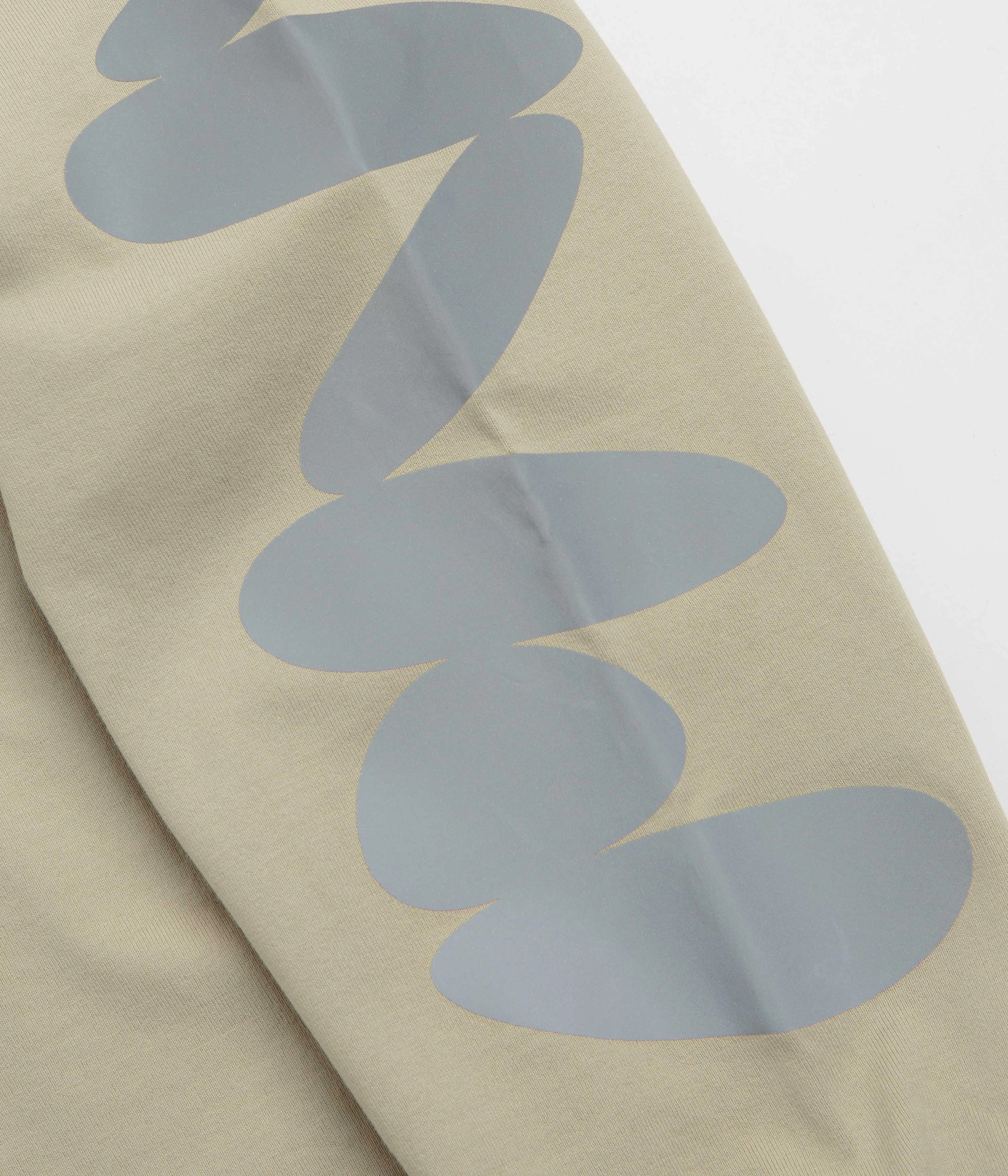 Non Shrink Material Cozy Layers Purple Mountain Observatory Boulders Long Sleeve T-Shirt - Stone