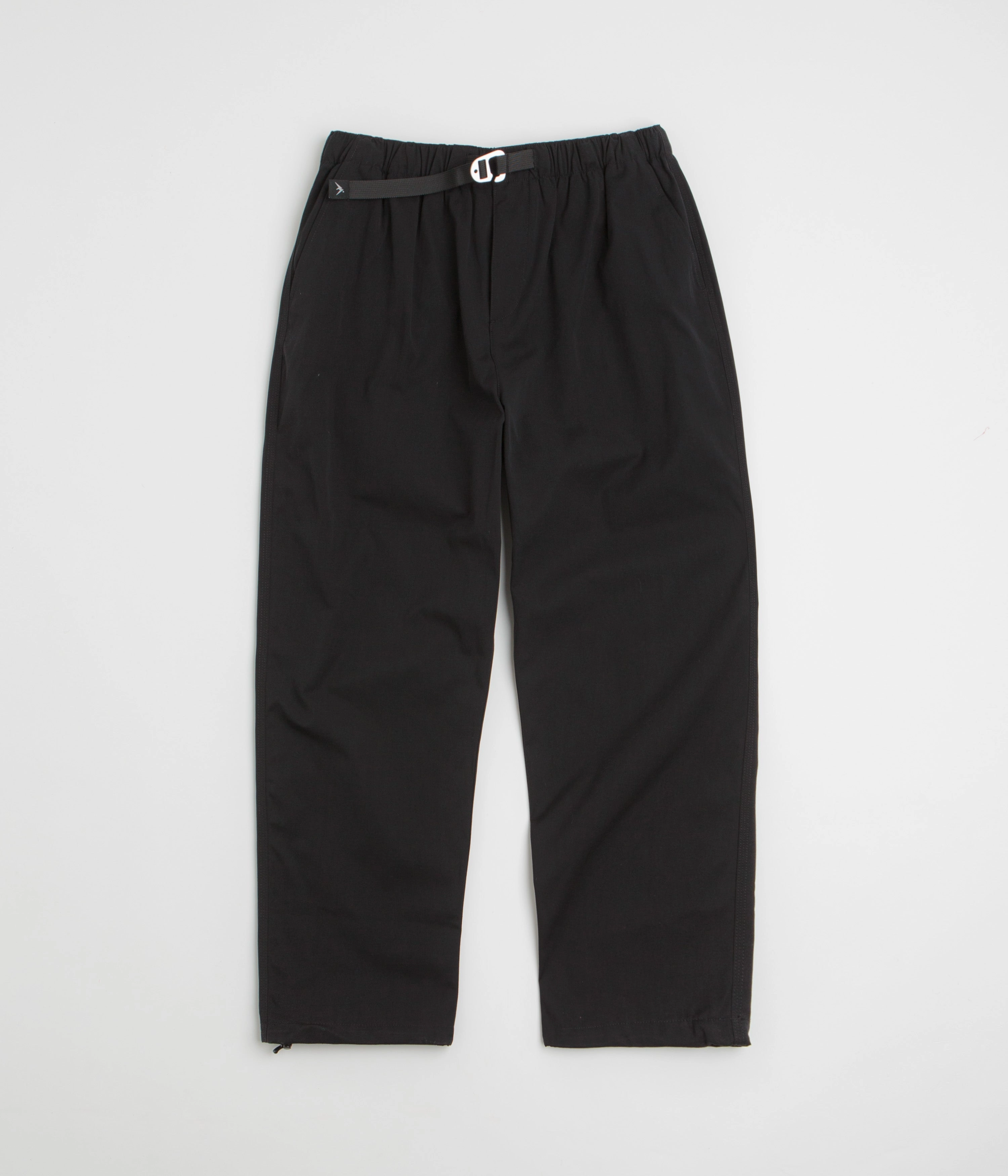 Stylish Waistband EcoFriendlyDye Purple Mountain Observatory Cotton Alpine Pants - Black / Black