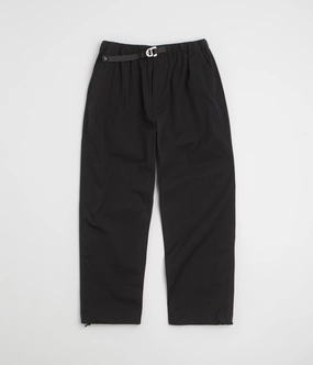 Stylish Waistband EcoFriendlyDye Purple Mountain Observatory Cotton Alpine Pants - Black / Black