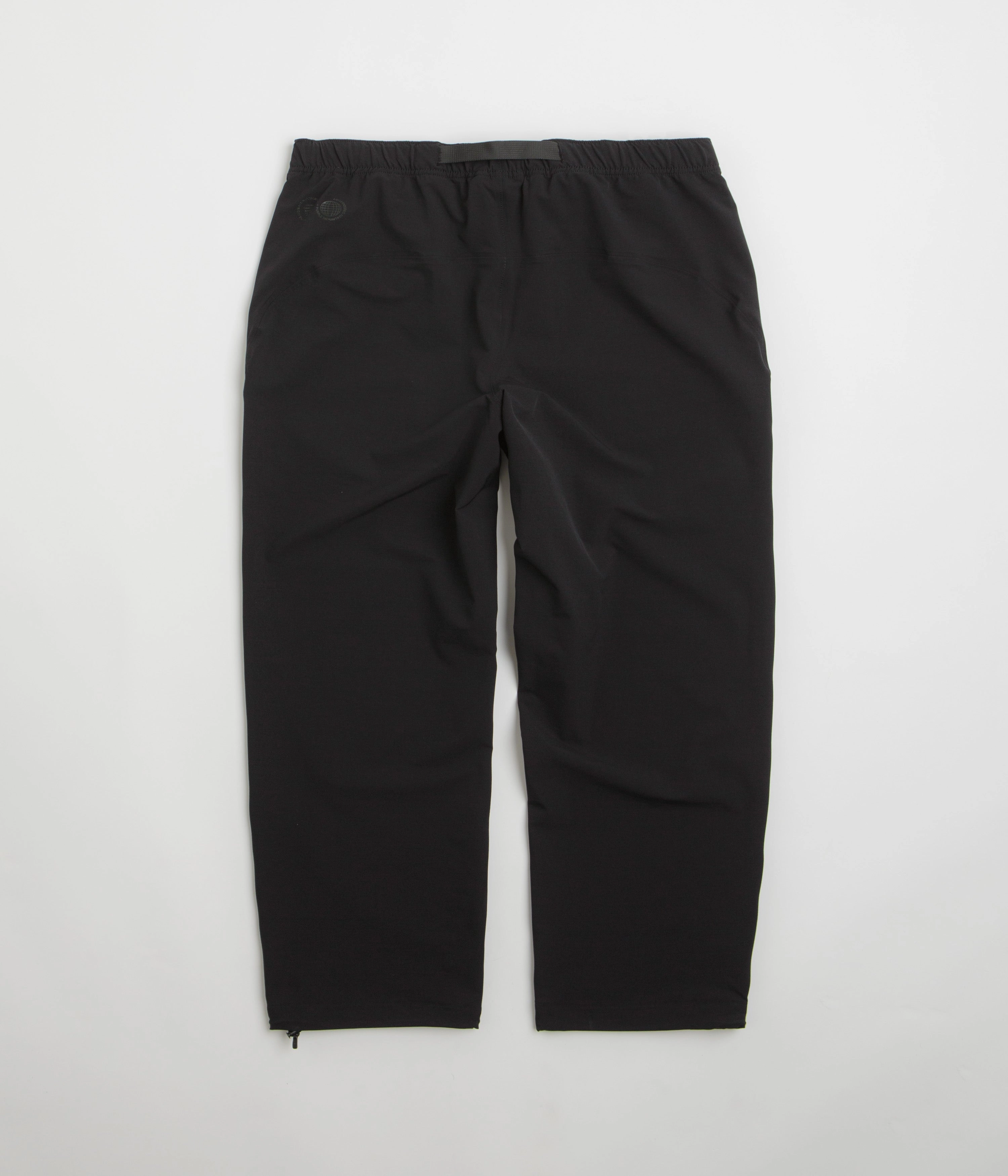 Ultra Soft Texture Sporty Touch Purple Mountain Observatory Forest Pants - Black