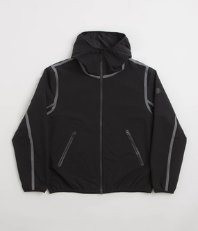 Athletic Fit Purple Mountain Observatory Soft Shell Balaclava Jacket - Black