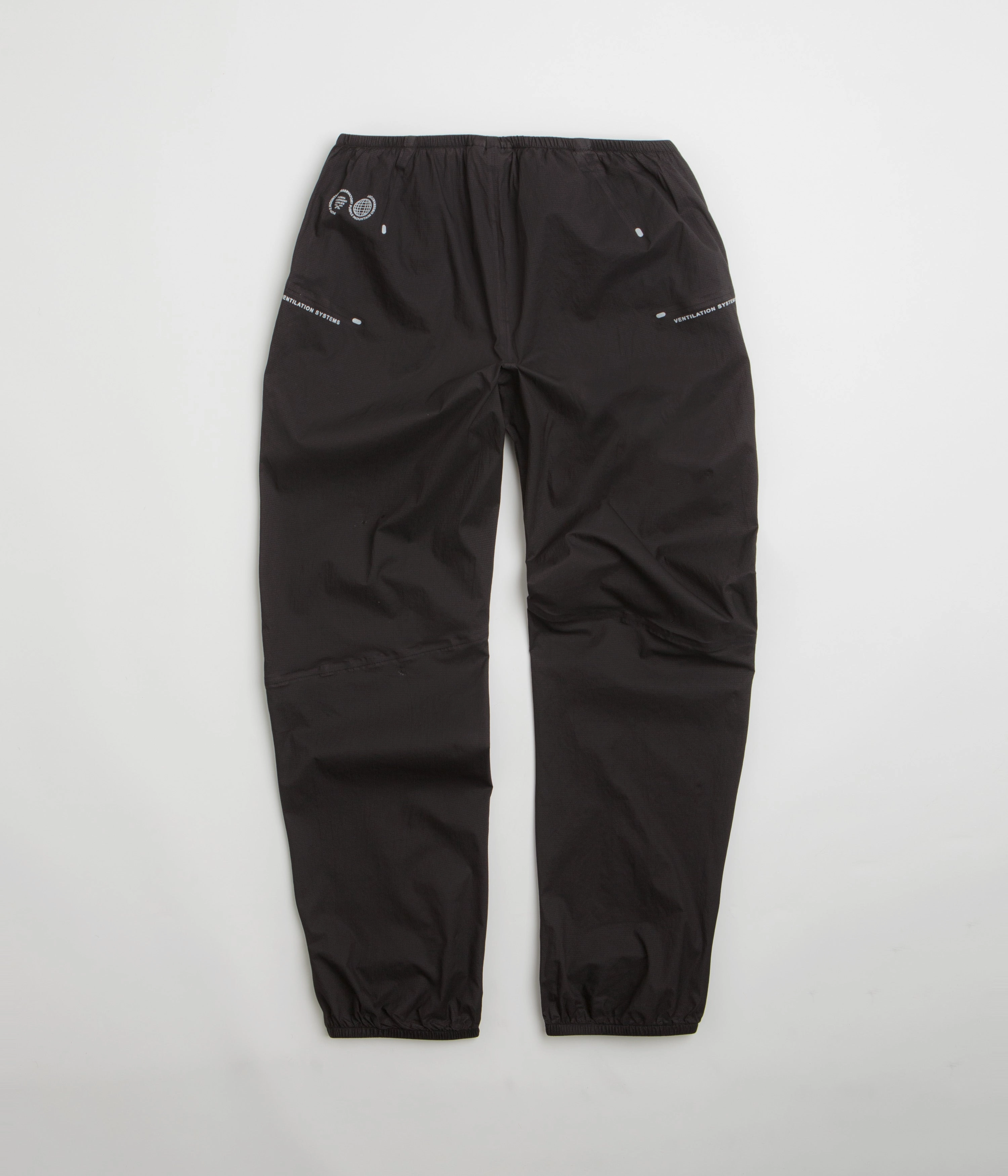 Softened Hem Chic Design Wear Purple Mountain Observatory Stinger Pants - Black