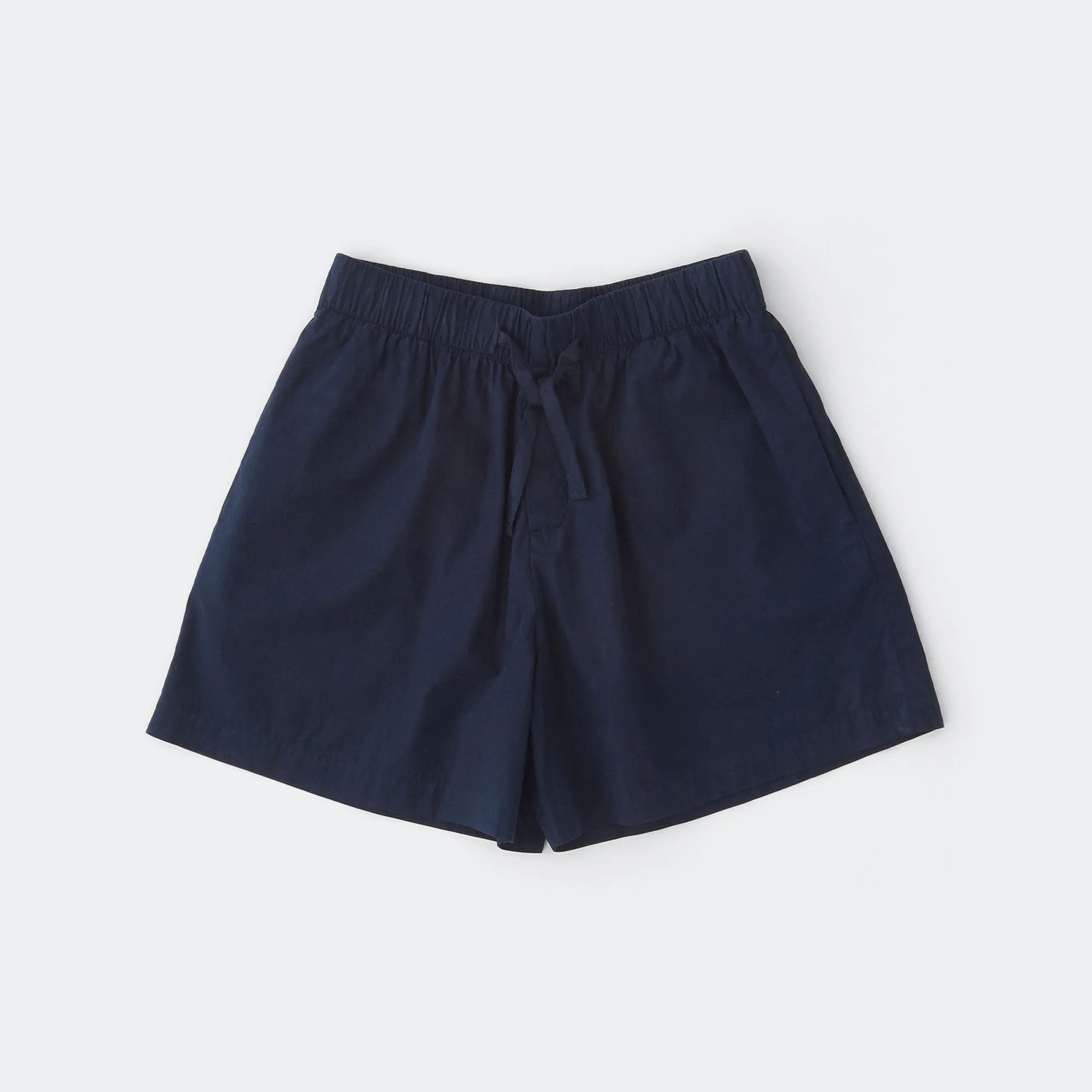Pyjama Shorts - True Navy Cotton Poplin Unisex style Relax Fit