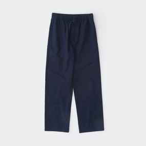 Pyjama Pants - True Navy Cotton Poplin Effortless Design Slip Resistant