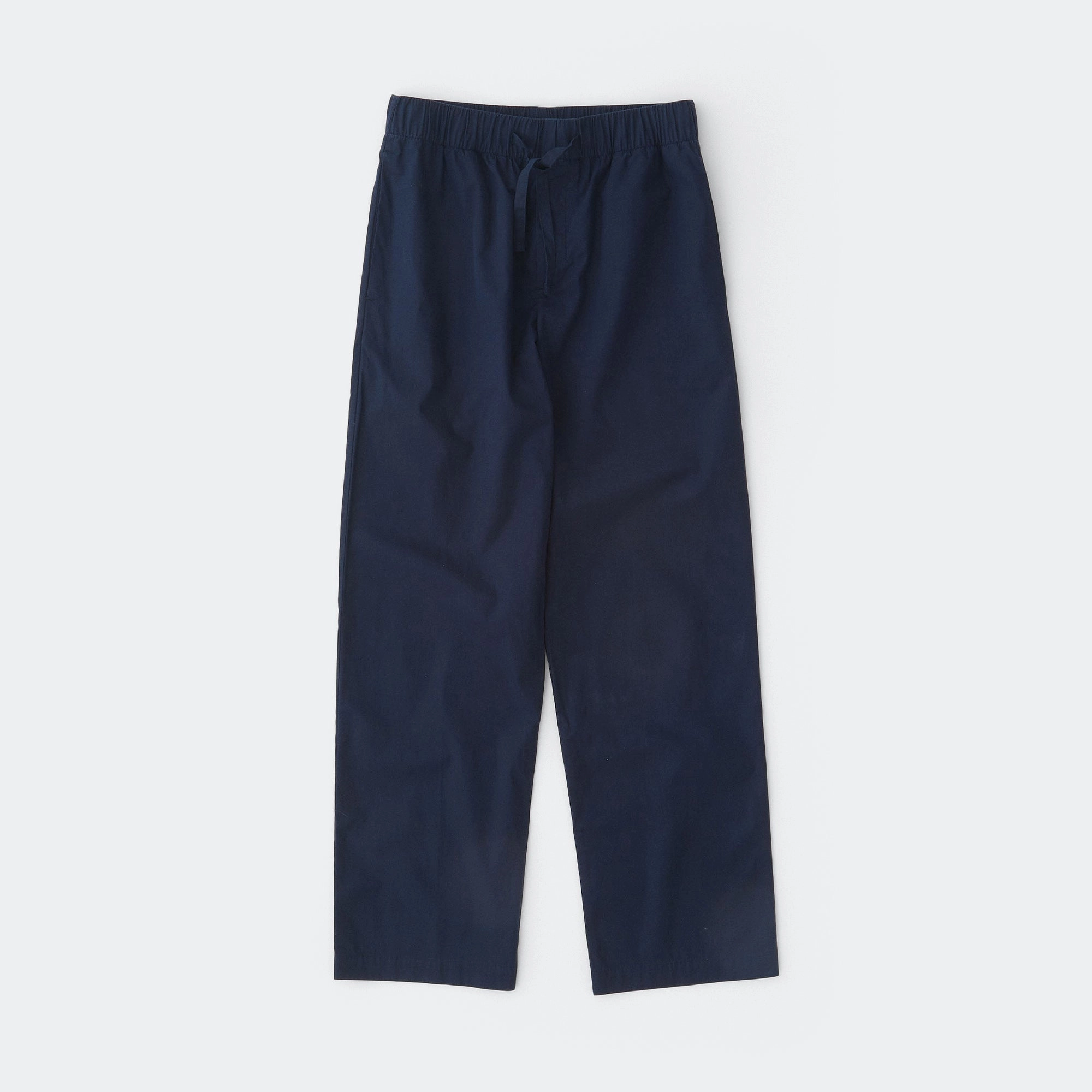 Pyjama Pants - True Navy Cotton Poplin Core Flex