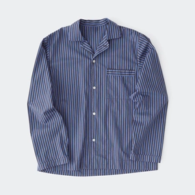 Pyjama Shirt - Verneuil Cotton Poplin Multi Functional Pockets
