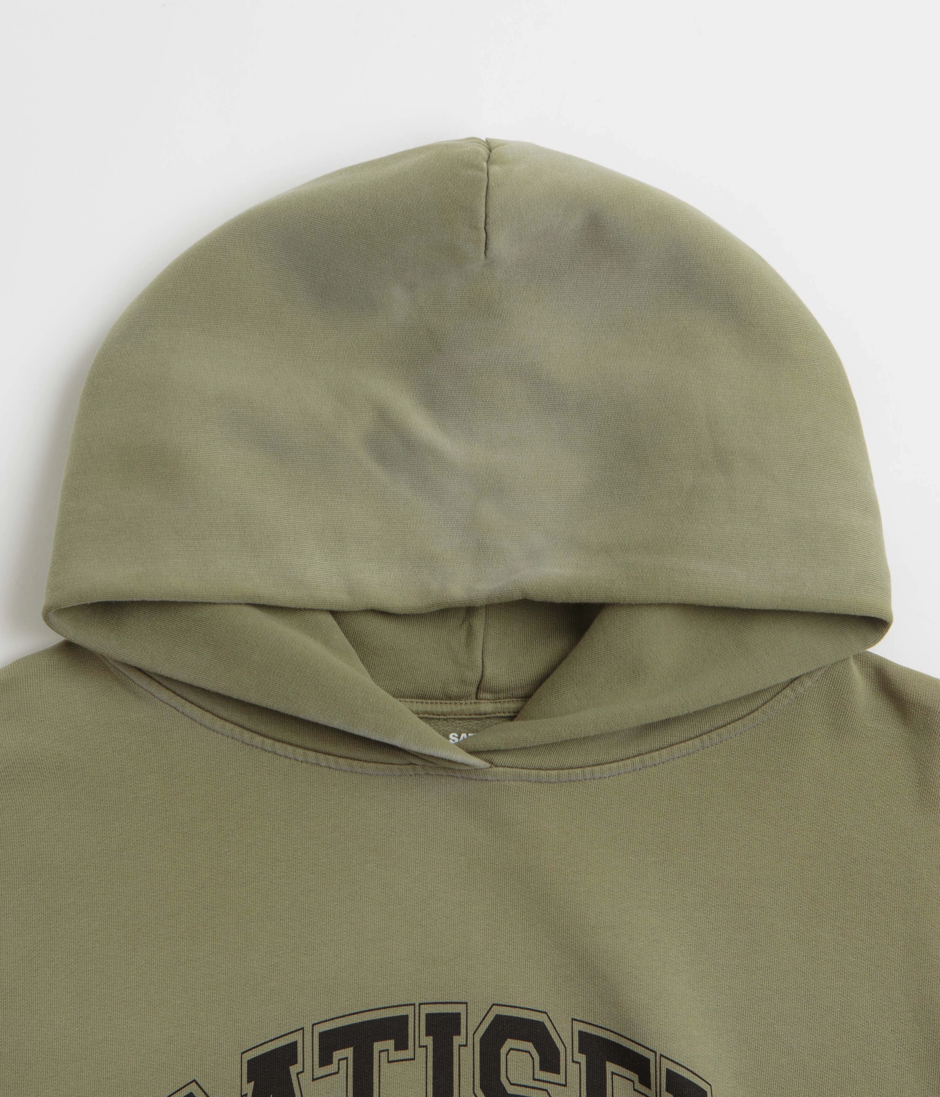 Relaxed Silhouette No Snag Zipper Satisfy SoftCell Hoodie - Sun Bleached Military Olive