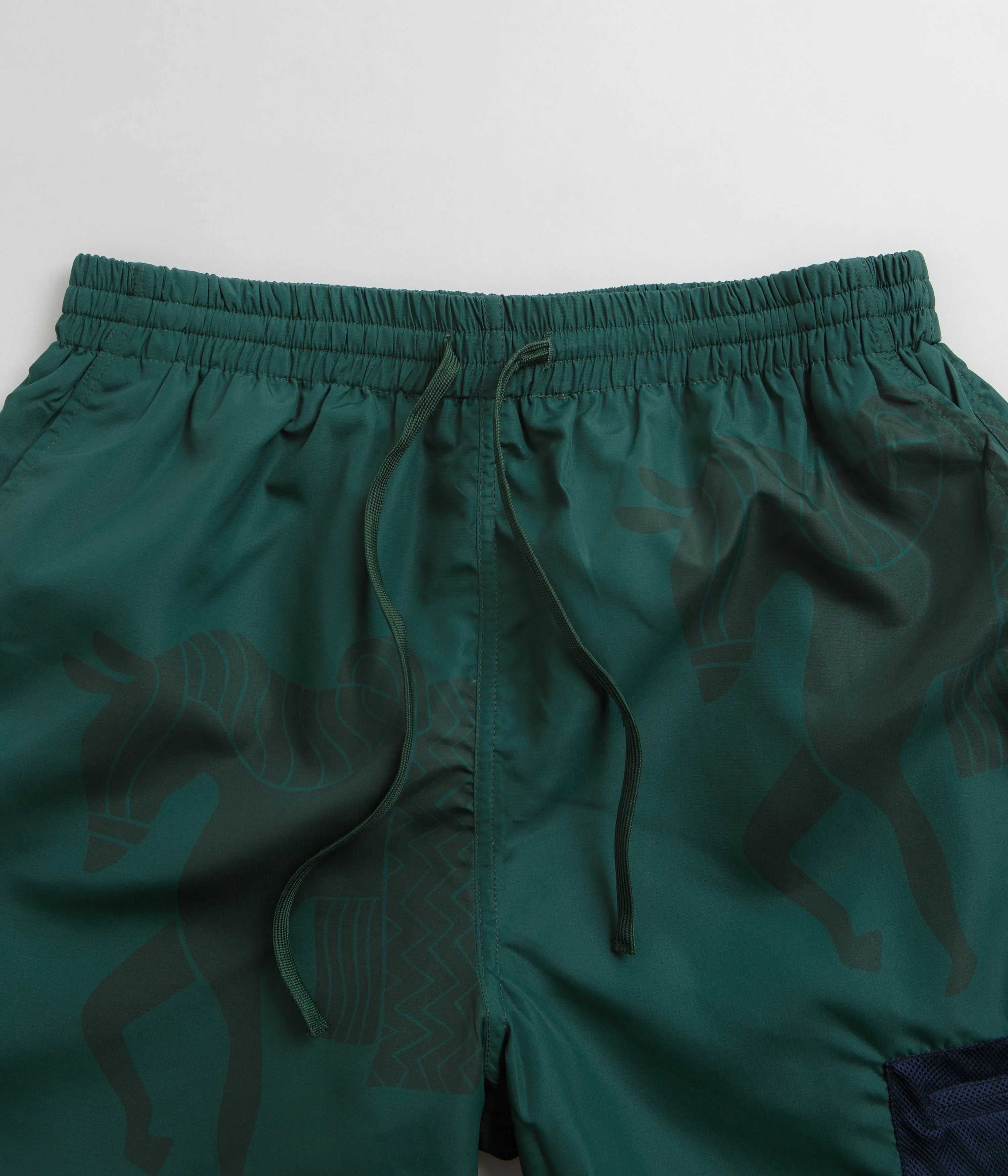 cycling attire by Parra Short Horse Shorts - Pine Green