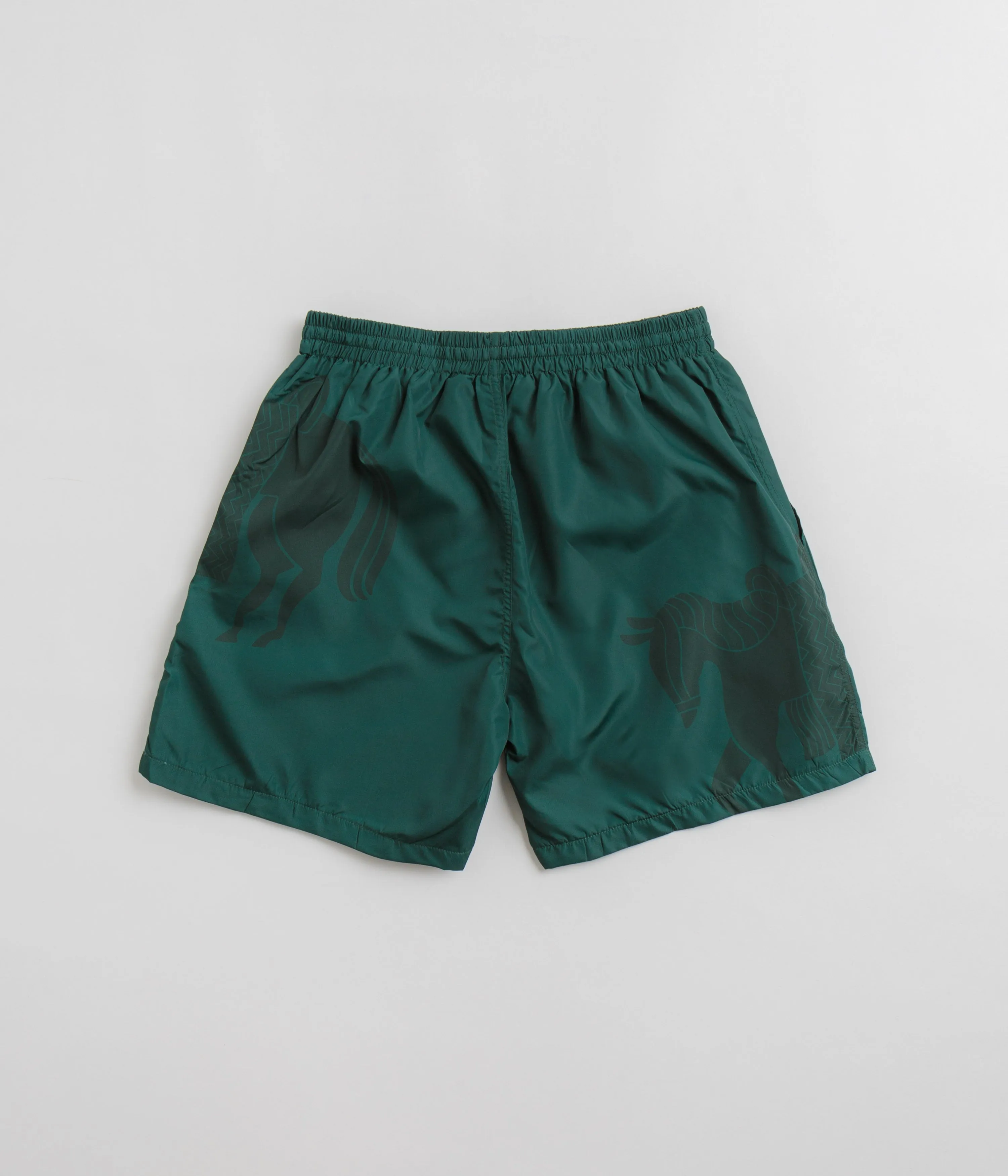by Parra Short Horse Shorts - Pine Green Lightweight Weave Bootcut style