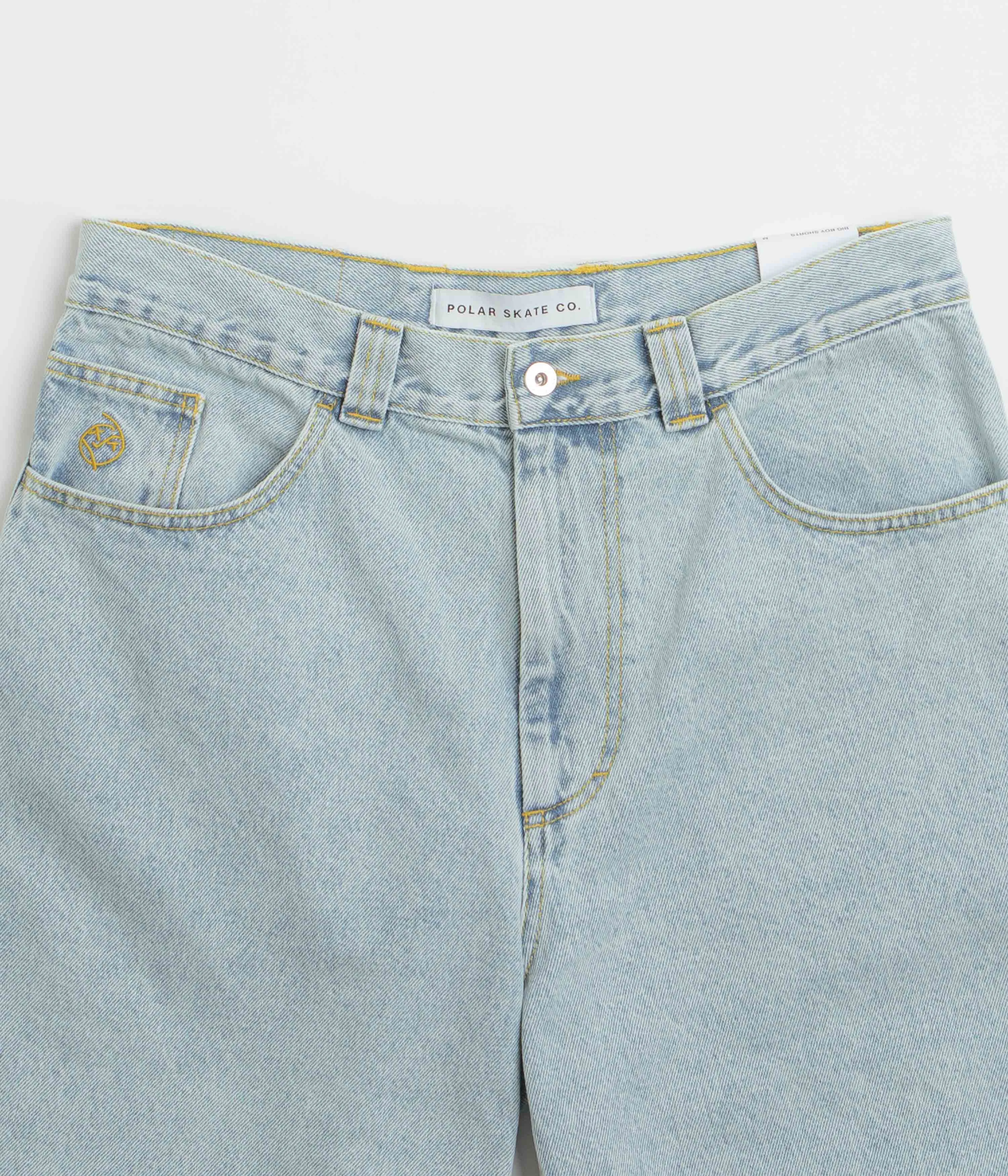 Polar Big Boy Shorts - Light Blue muted colors shrink-resistant