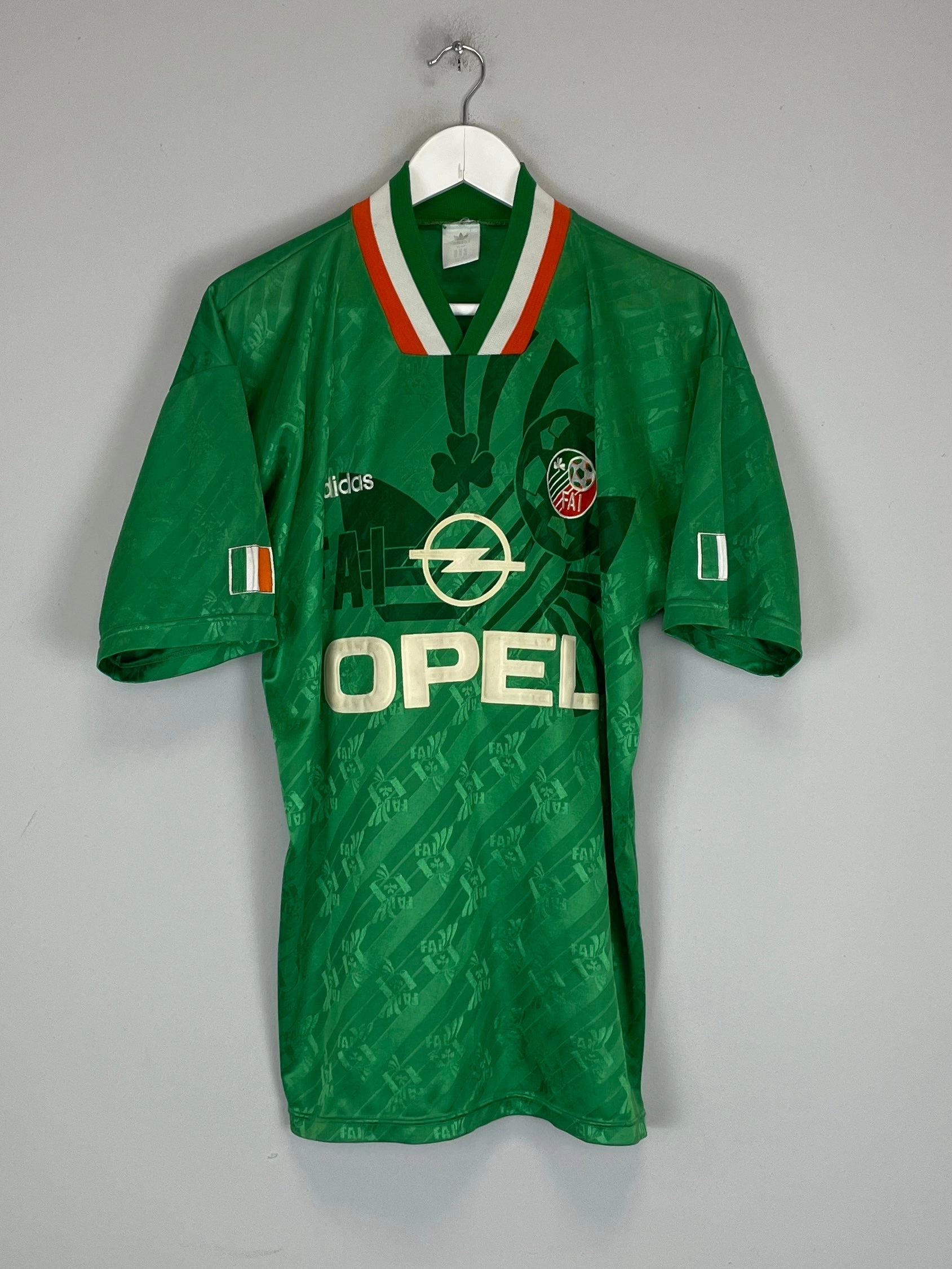 1994 IRELAND HOME SHIRT (M) ADIDAS Enhanced Durability Reinforcement