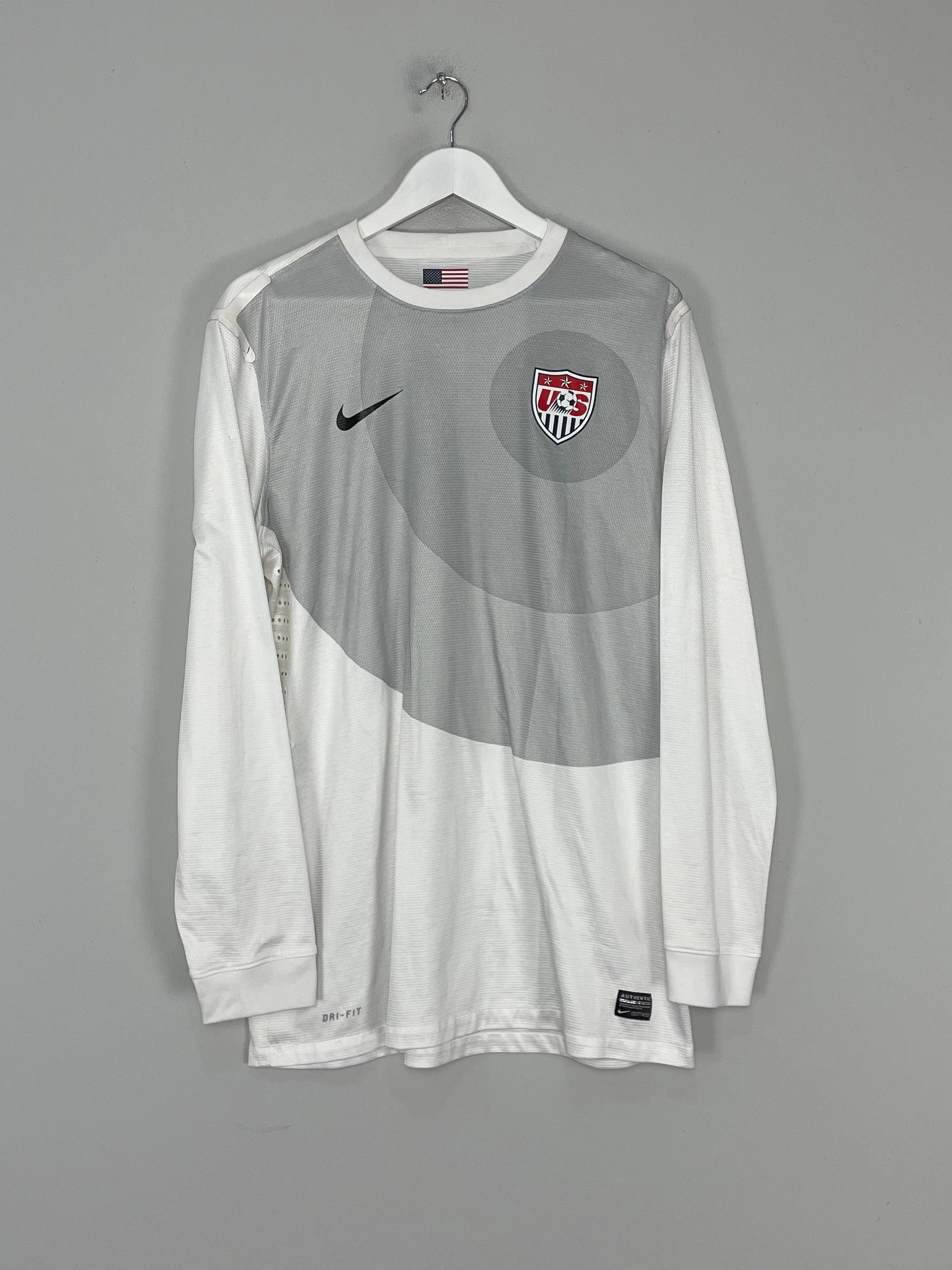 Reinforced Armholes Lightweight Thermal Regulation 2012/13 USA *PLAYER ISSUE* GK SHIRT (XL) NIKE