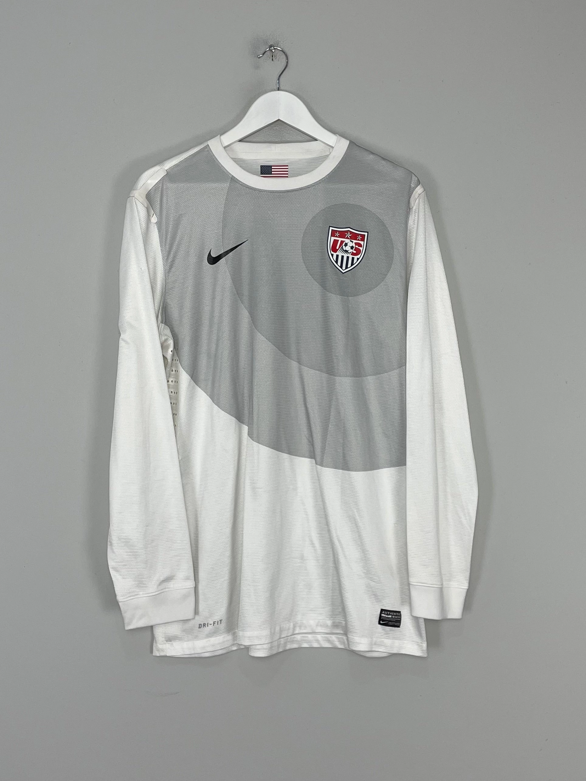 Breathable Back Ventilation Outdoor Wear 2012/13 USA *PLAYER ISSUE* GK SHIRT (XL) NIKE