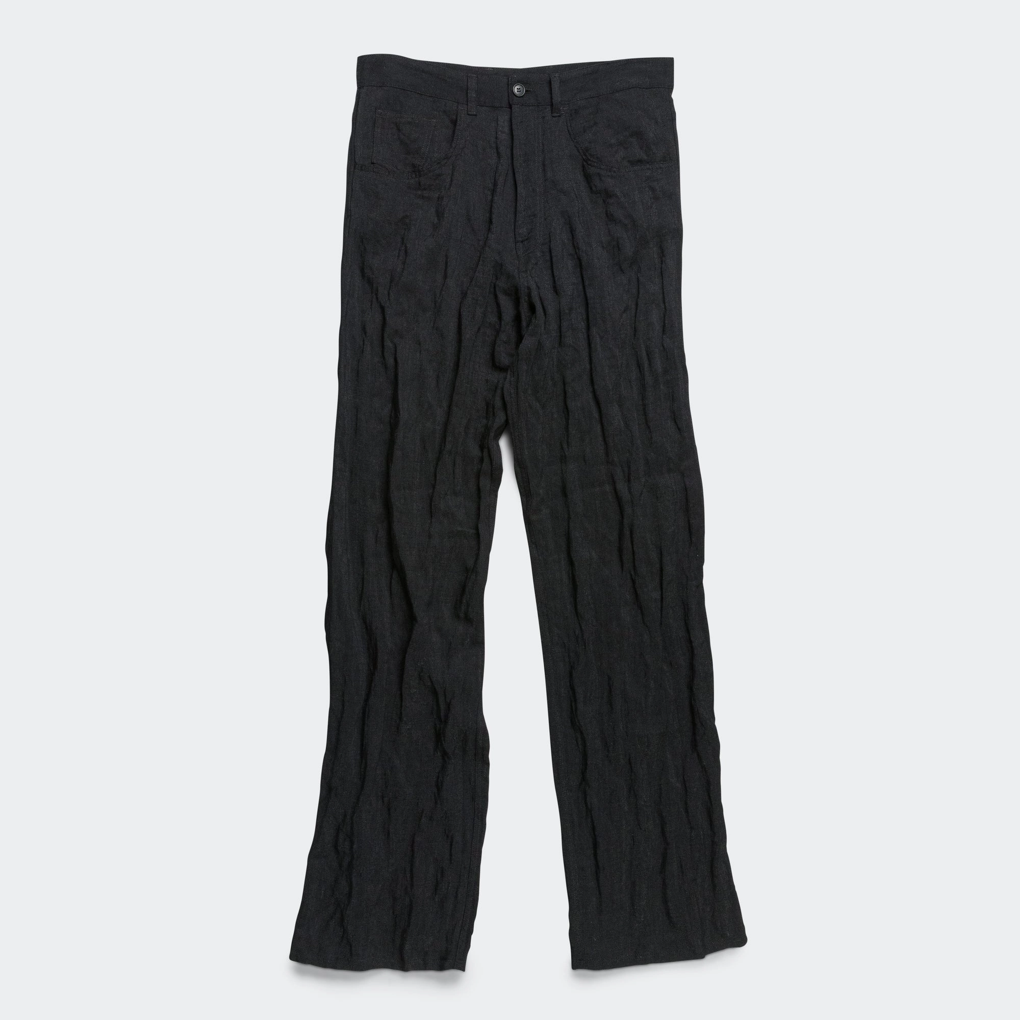 Flexible Motion 5 Pocket Loose Pants - Black
