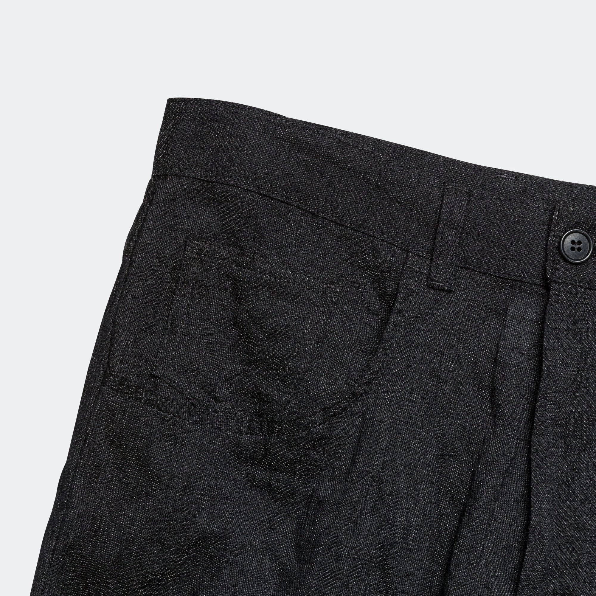 5 Pocket Loose Pants - Black FrictionResistantEdging Trendy Vibe