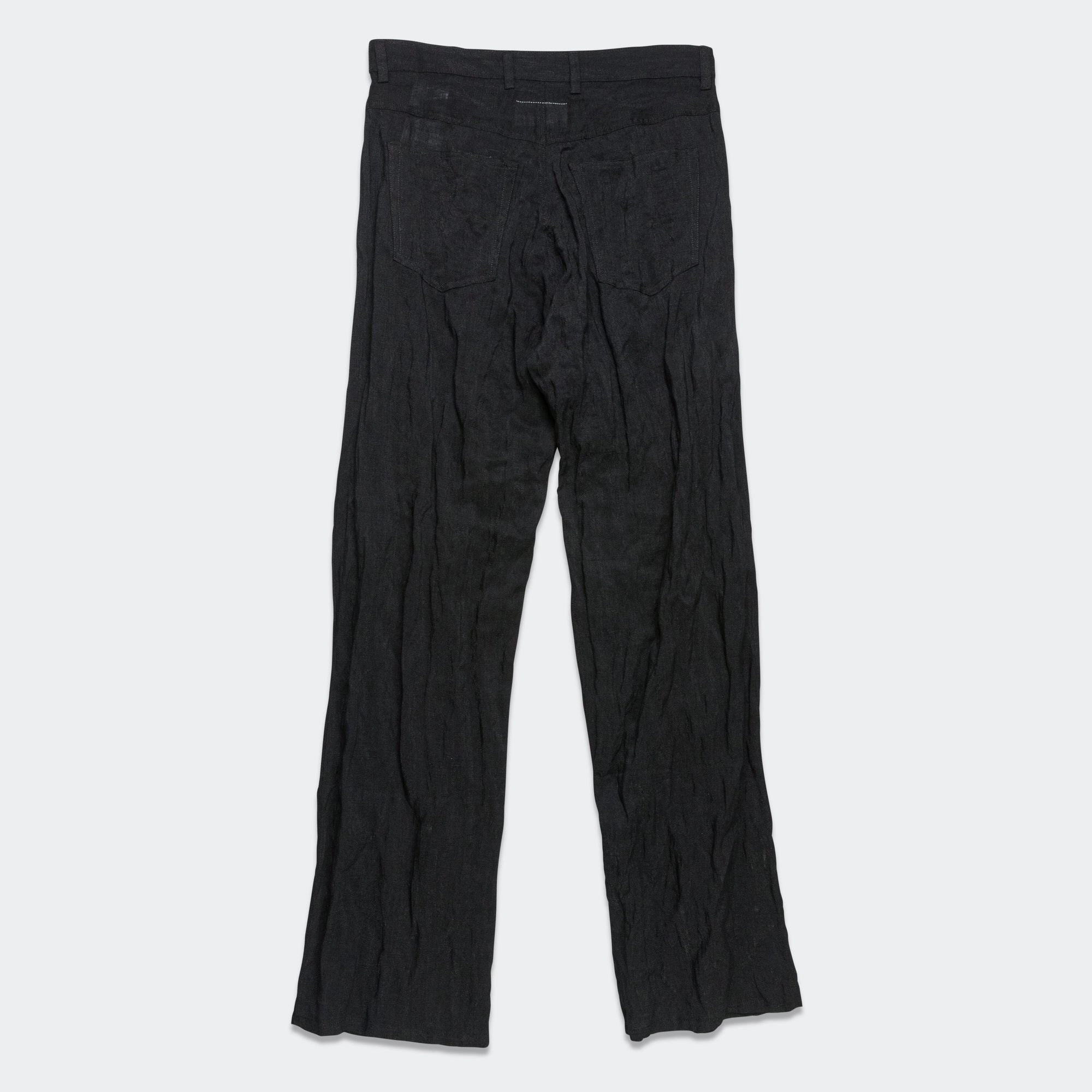 Active Wear 5 Pocket Loose Pants - Black