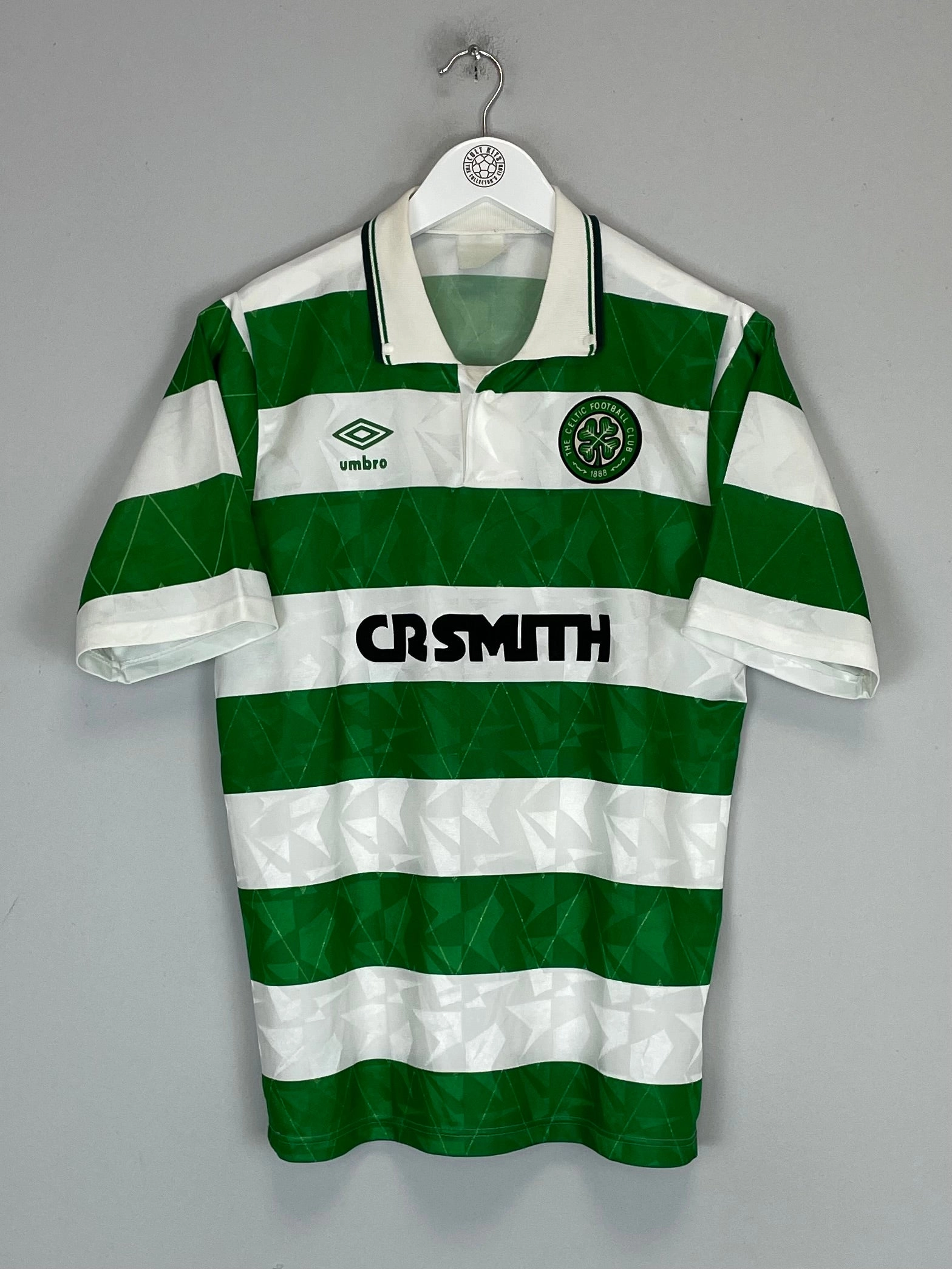 1989/91 CELTIC HOME SHIRT (M) UMBRO Vented Back Design