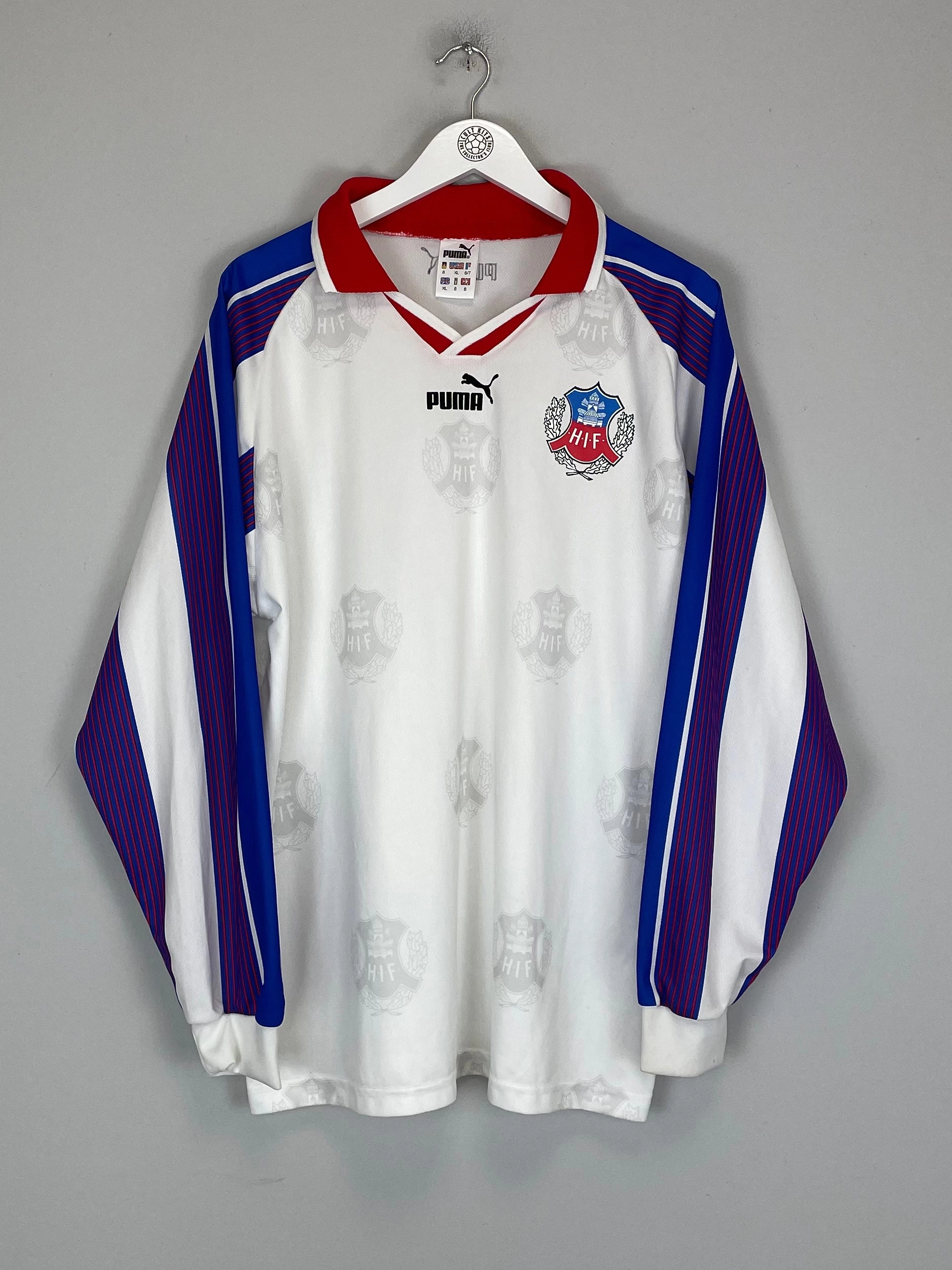 1997/98 HELSINGBORGS L/S HOME SHIRT (XL) PUMA Crisp Details Temperature Regulating Material