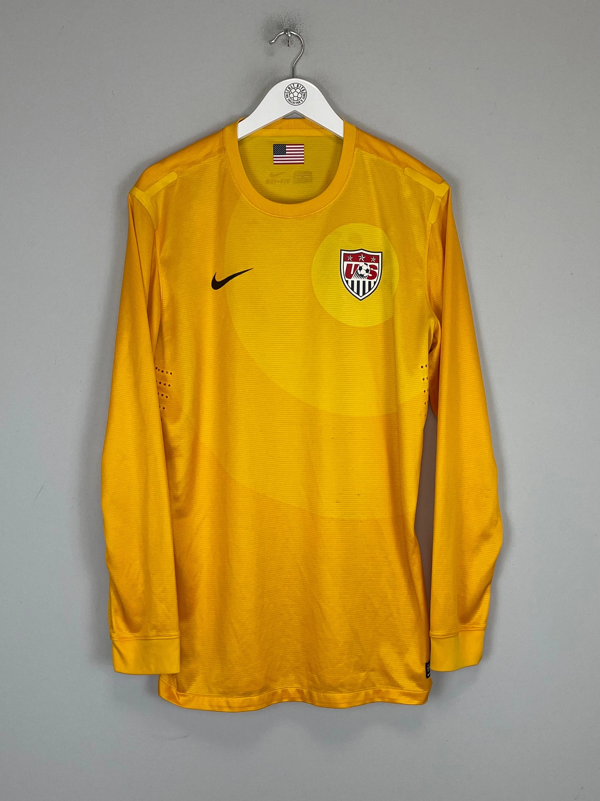 2012/13 USA *PLAYER ISSUE* GK SHIRT (XL) NIKE Bold Colorway Performance Optimized Weave