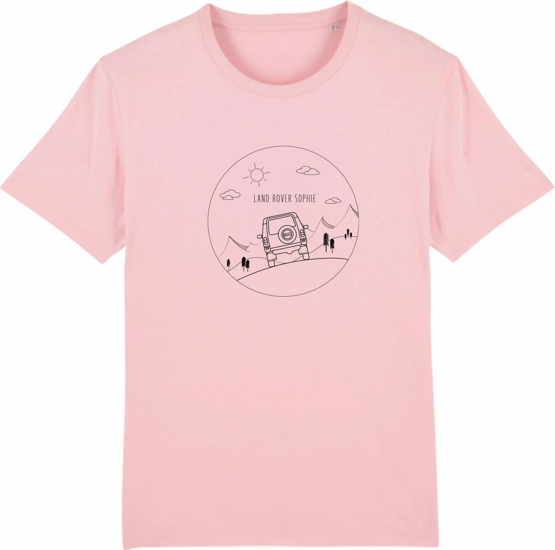 E R Co Explore More T-Shirt | Cotton Pink Hypoallergenic Fibers Seam Free Back