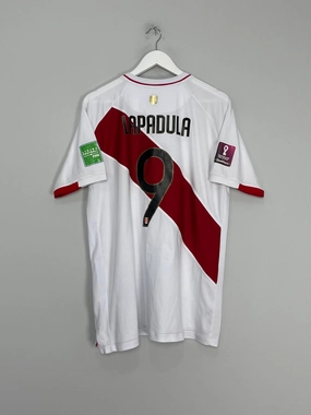 2020/21 PERU LAPADULA #9 HOME SHIRT (XL) MARATHON Smooth Lock Stitching