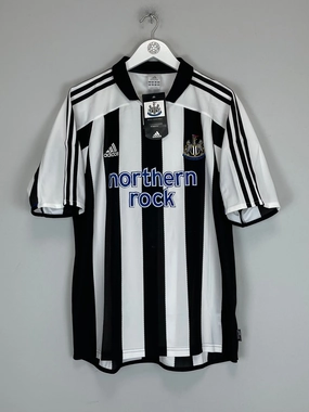2003/05 NEWCASTLE UNITED *BNWT WITH DEFECTS* HOME SHIRT (L) ADIDAS Frictionless Inner Layer