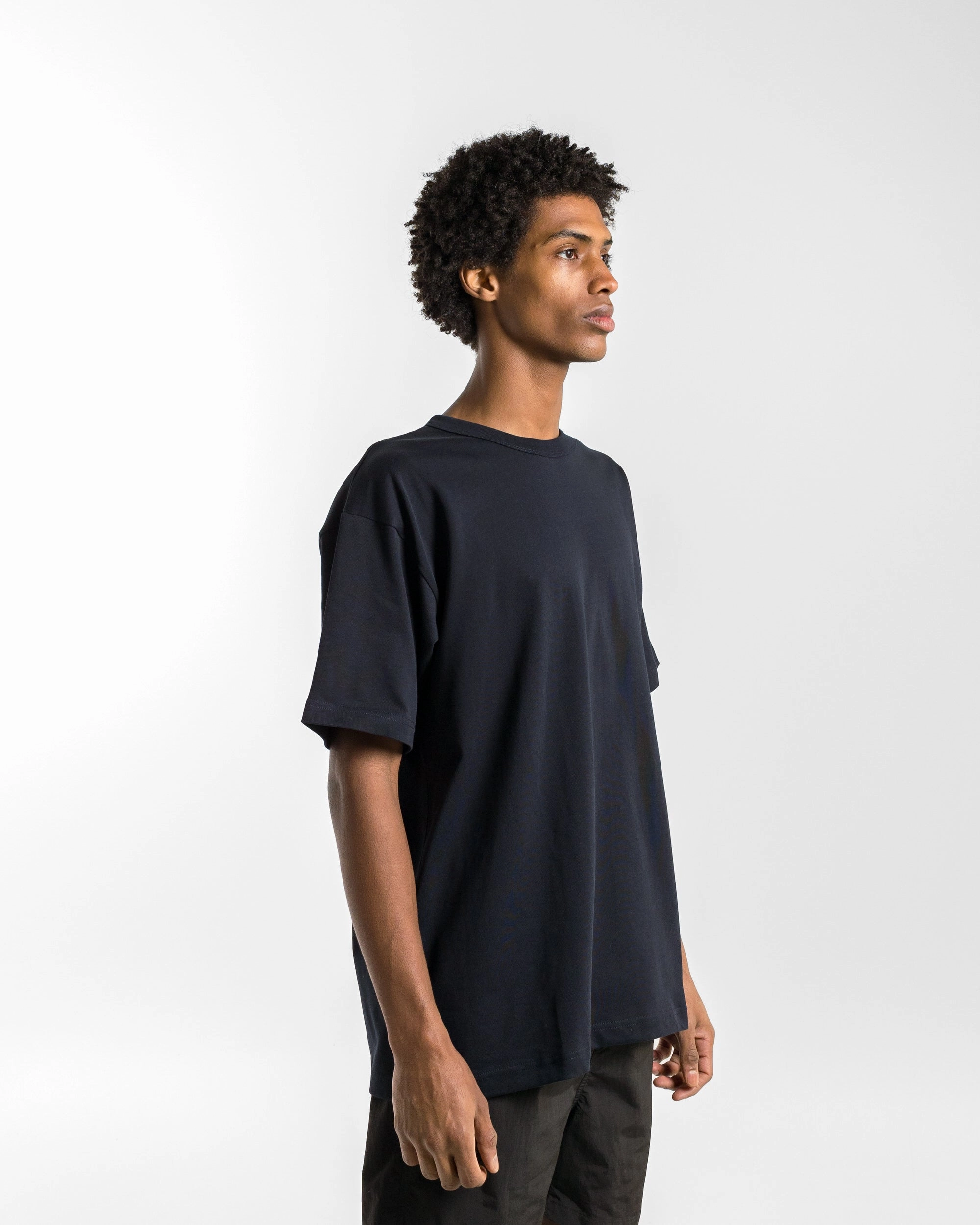 Pullover Simon Organic Arch Print T-Shirt - Dark Navy